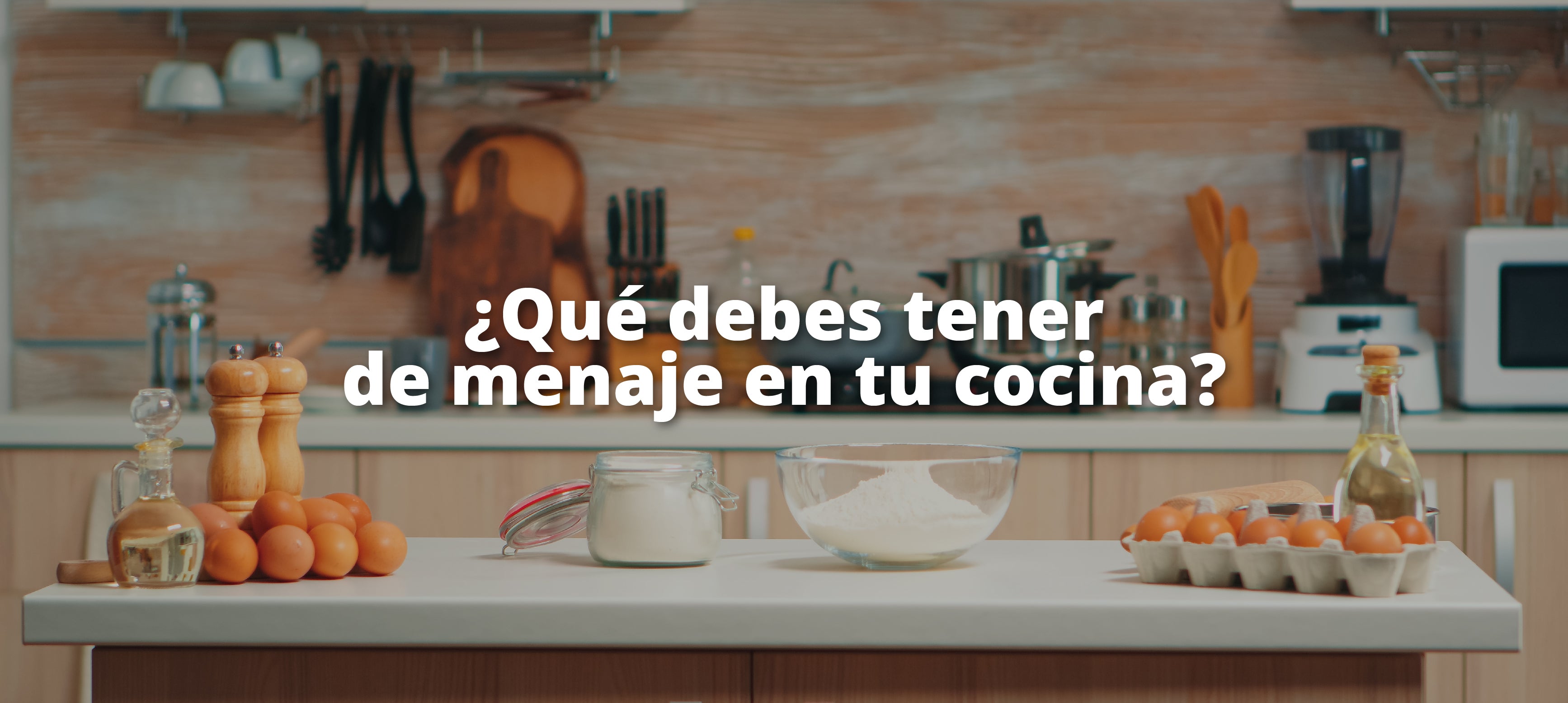 ¿Qué debes tener de menaje en tu cocina?