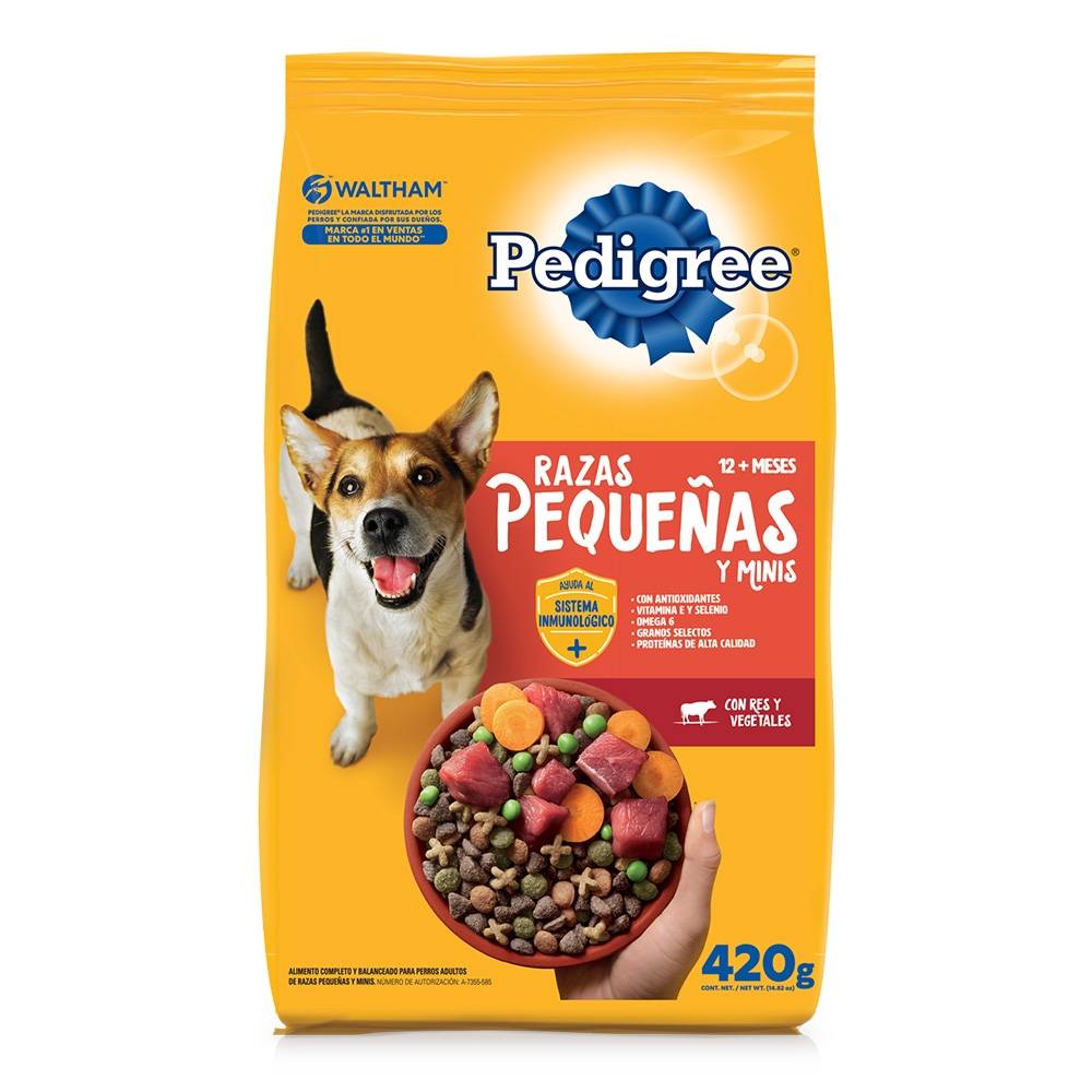 Pedigree razas pequeñas 420 gr. (5862)