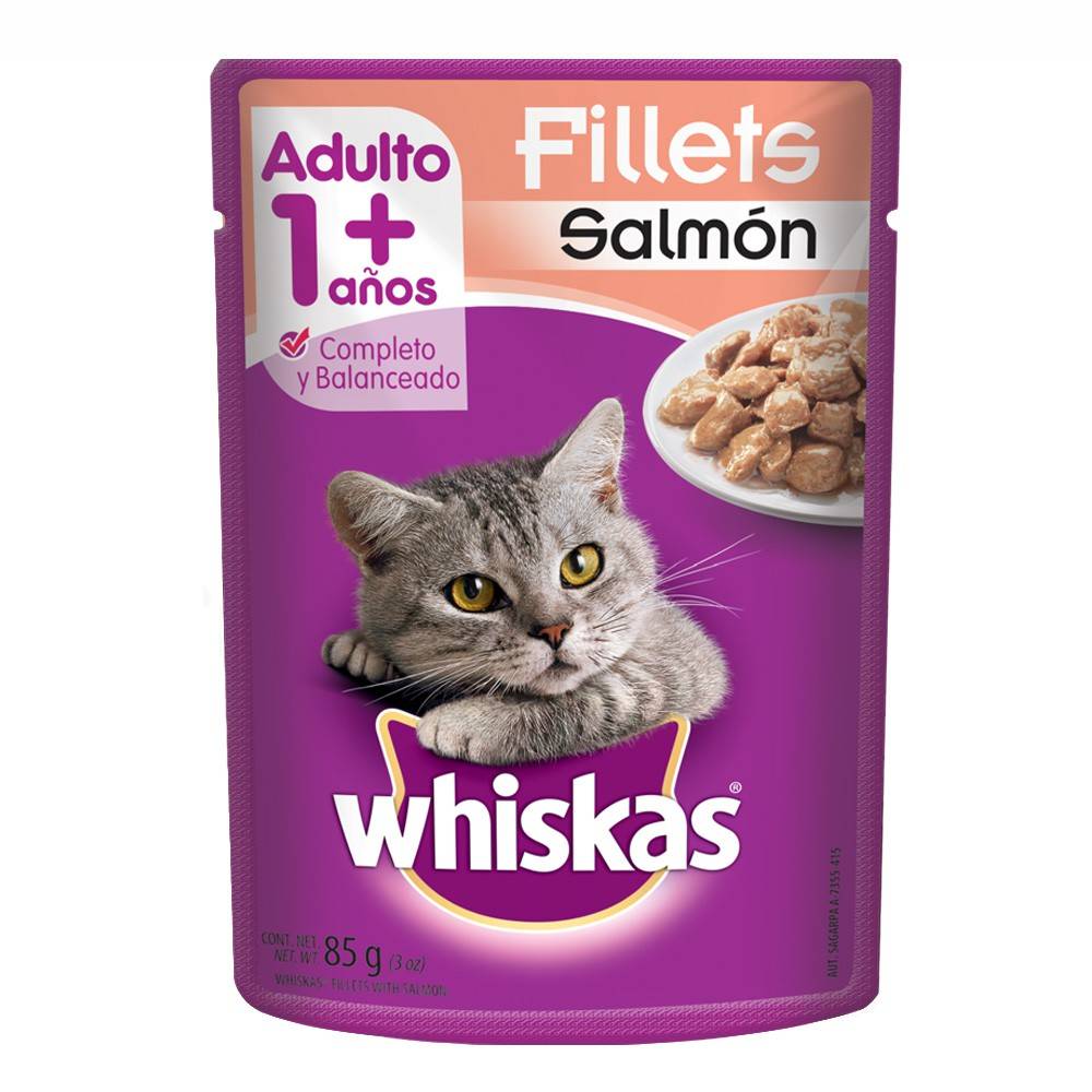 Whiskas pouch salmon 85 gr. (2800)