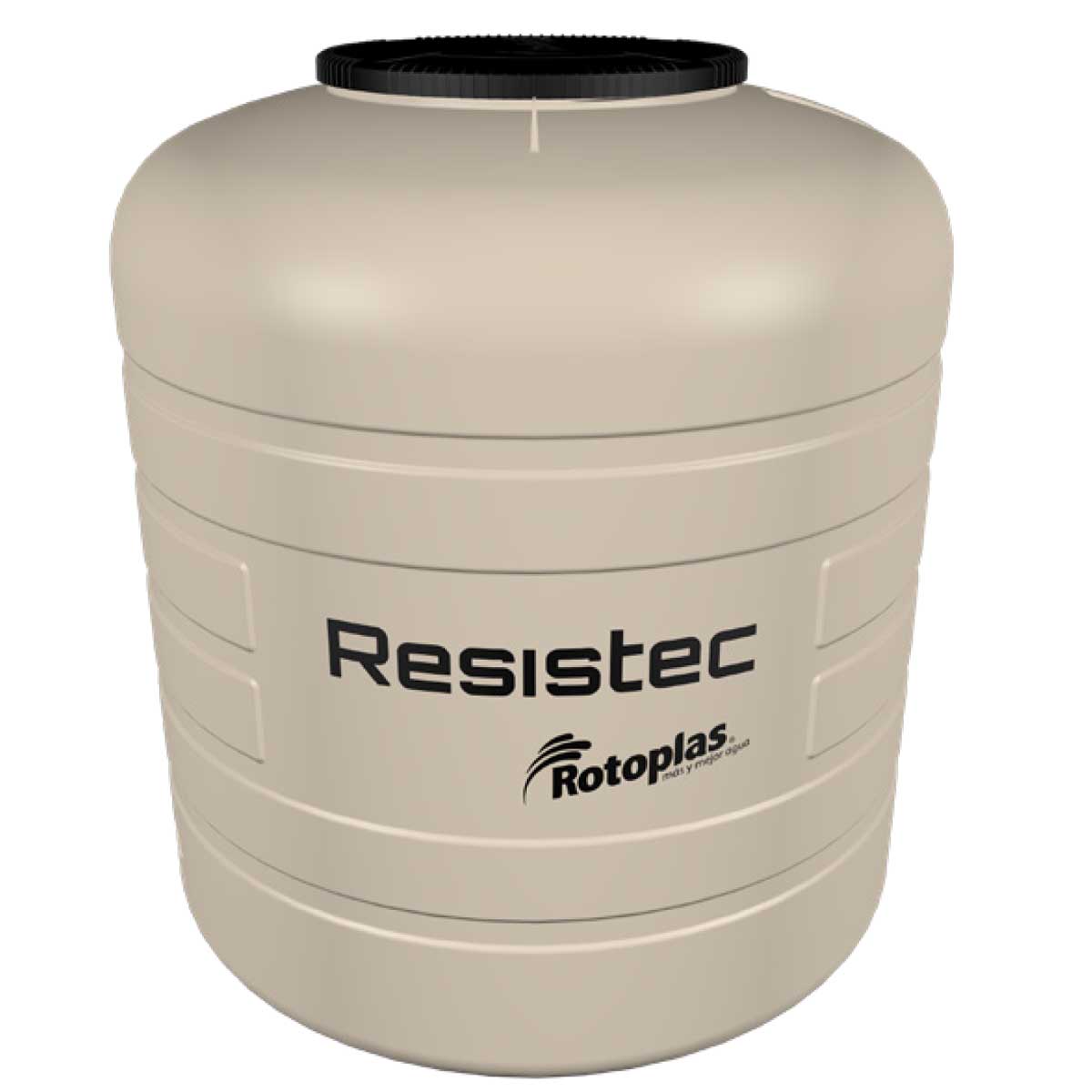 Tinaco de 1,100 L RESISTEC Beige, sin accesorios (500495)