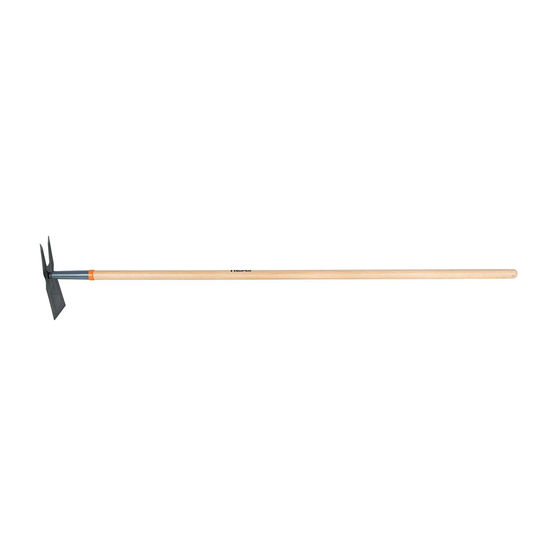 Azadón dos cuernos, mango de madera 54", Truper