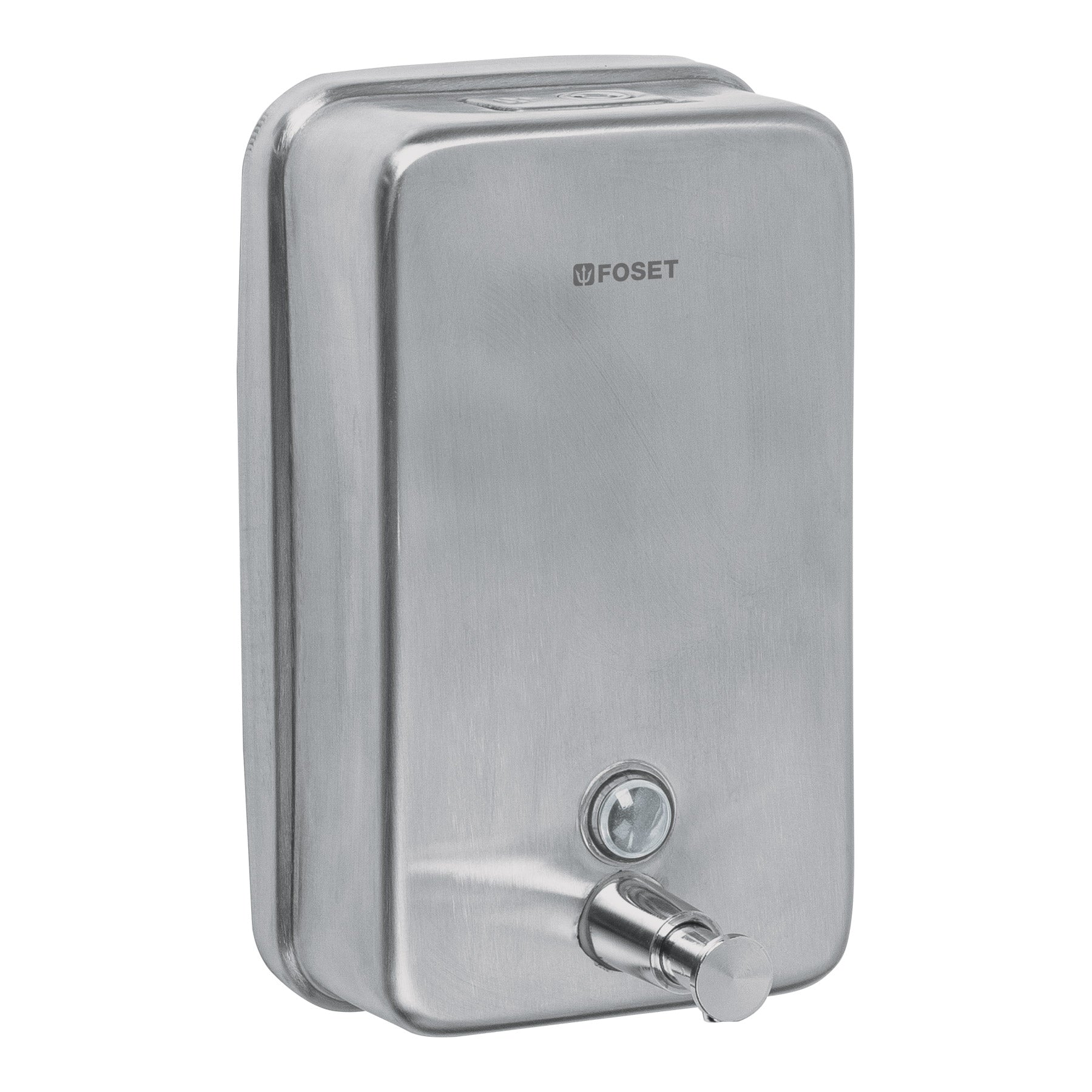 Dosificador de acero inoxidable para jabón líquido, Foset