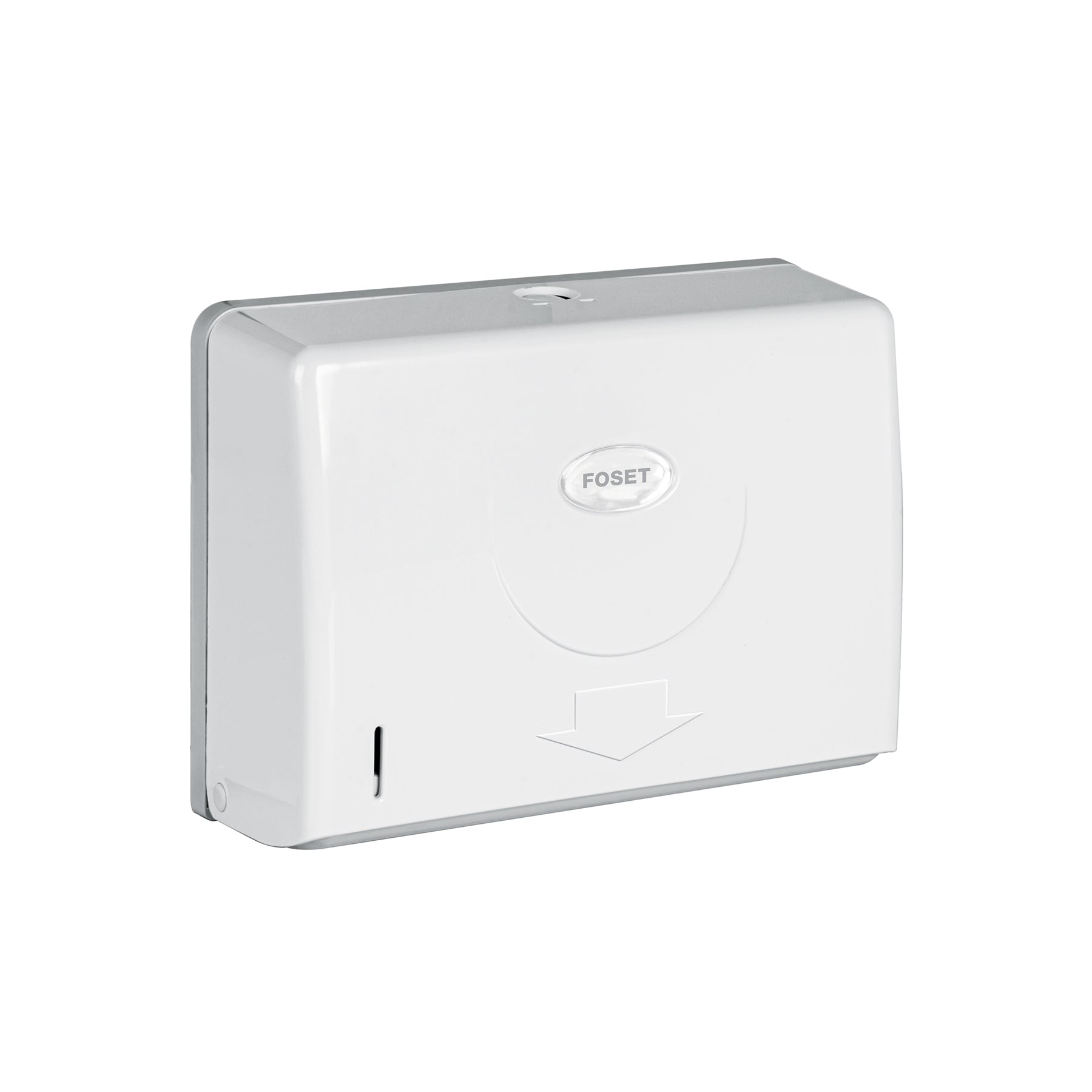 Dispensador junior para toallas de papel, blanco, Foset Basic