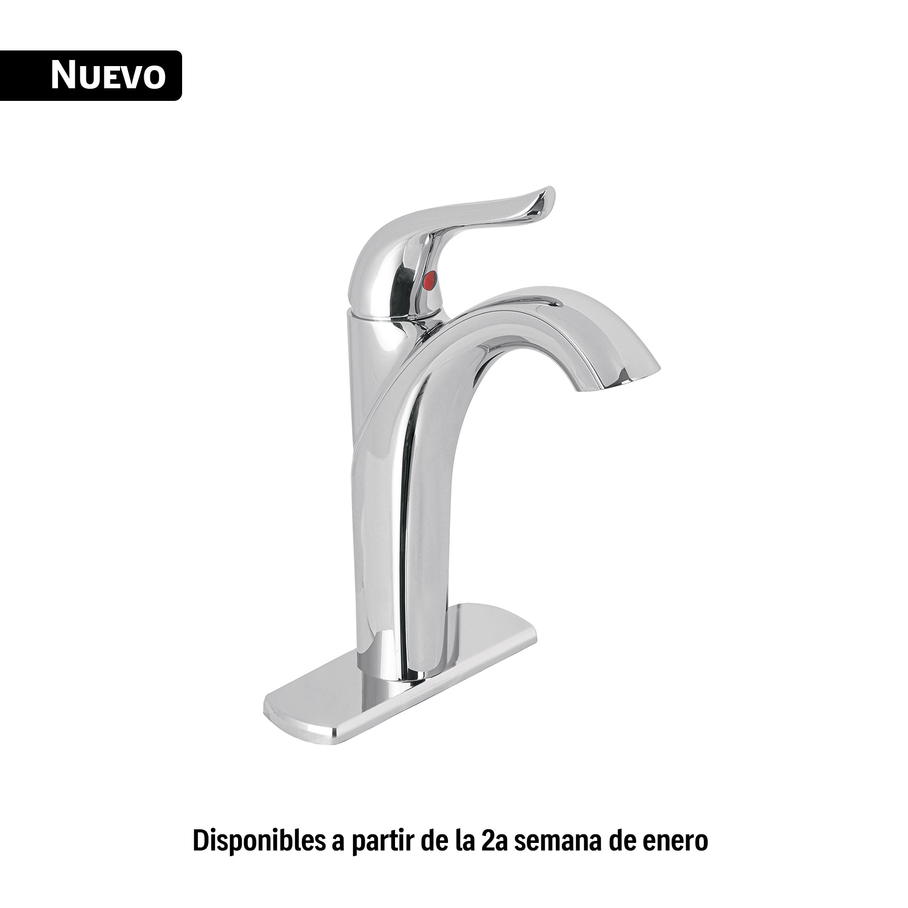 Monomando alto lavabo, cromo AERO, Foset, AEM-46, 44883