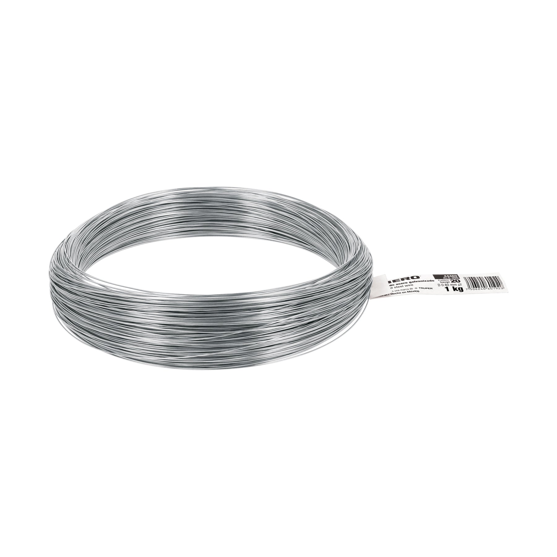 Kilo de alambre galvanizado, calibre 20, Fiero