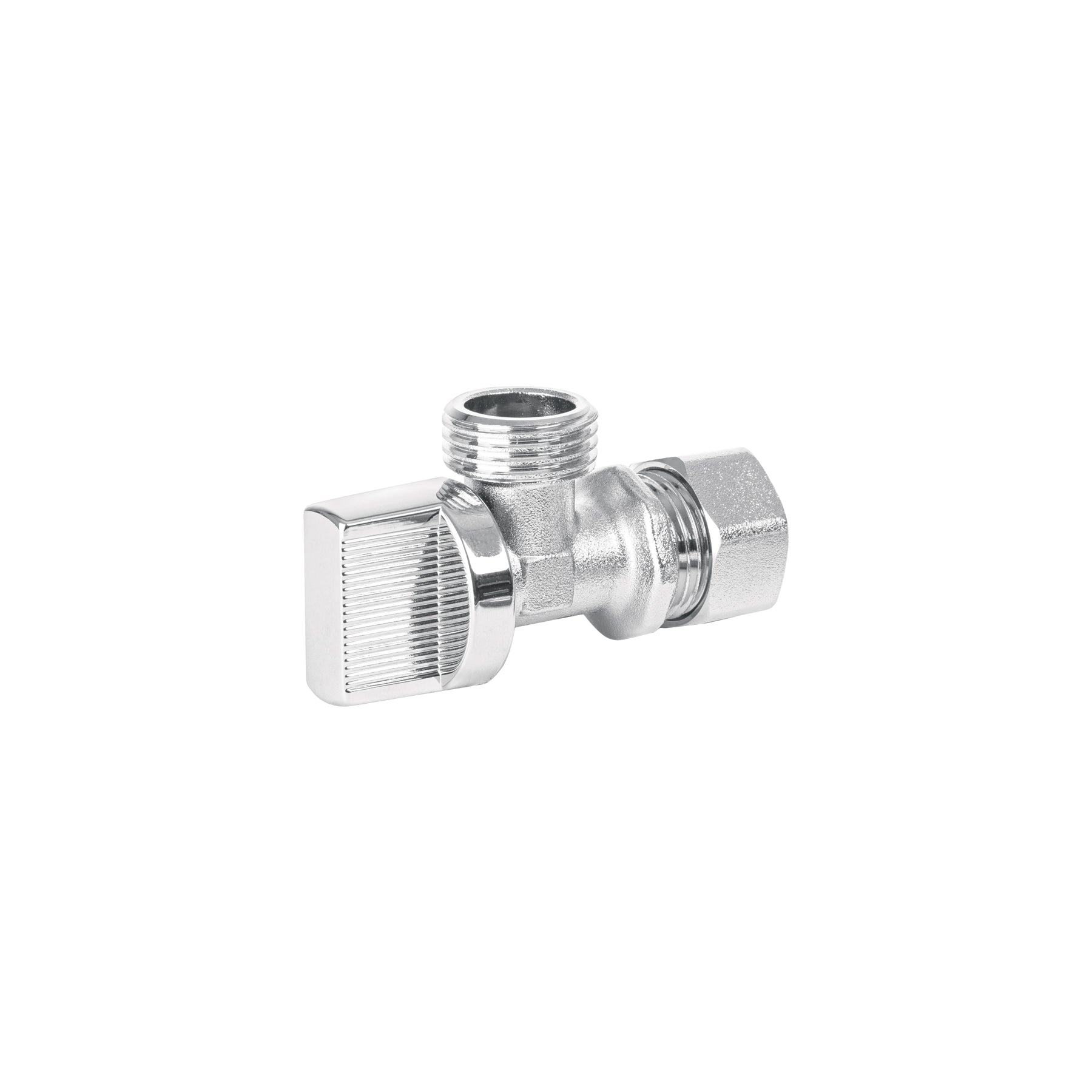 Llave angular de 1/2", 1/4 de vuelta, barrilito, BASIC