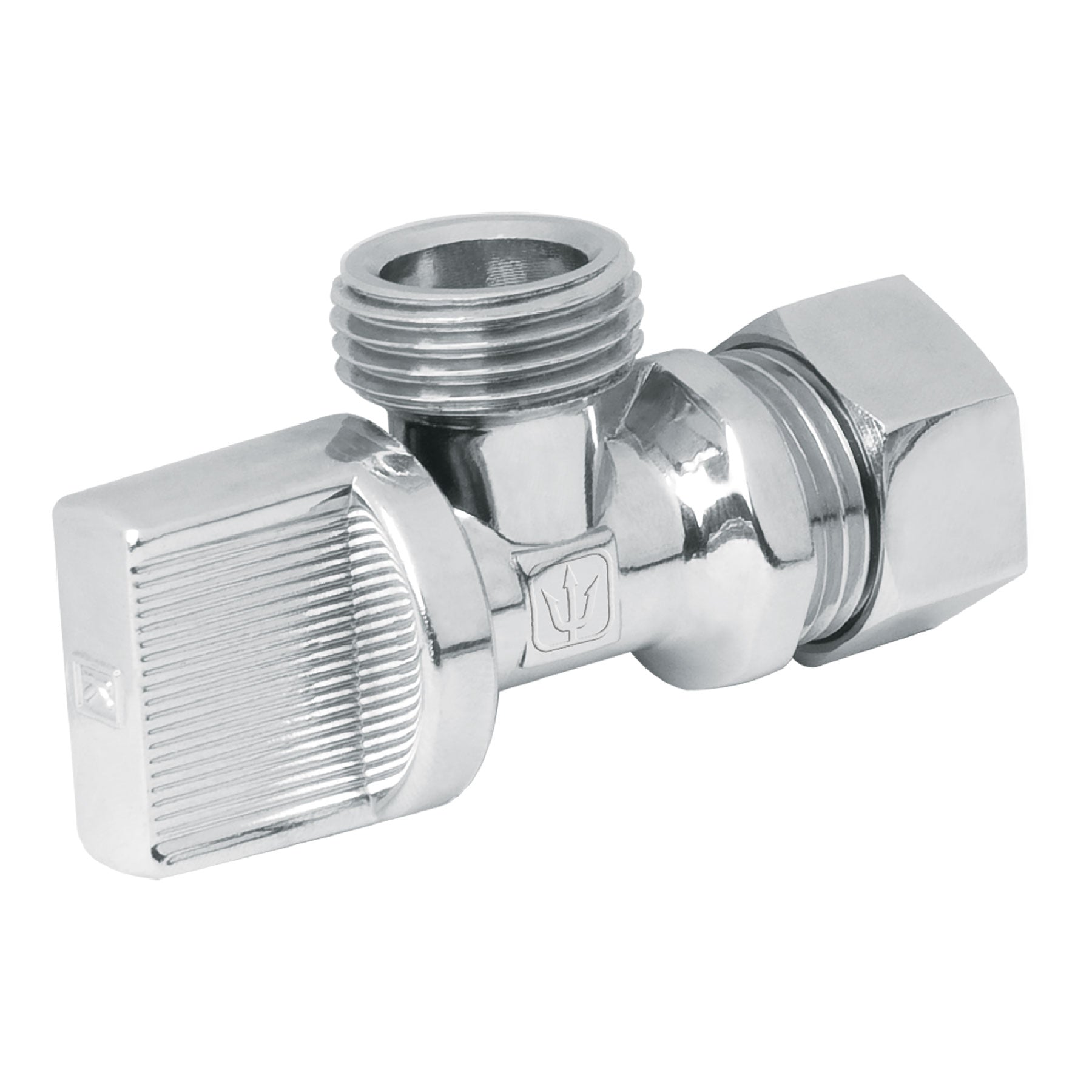 Llave angular de 1/2", 1/4 de vuelta, barrilito, Foset