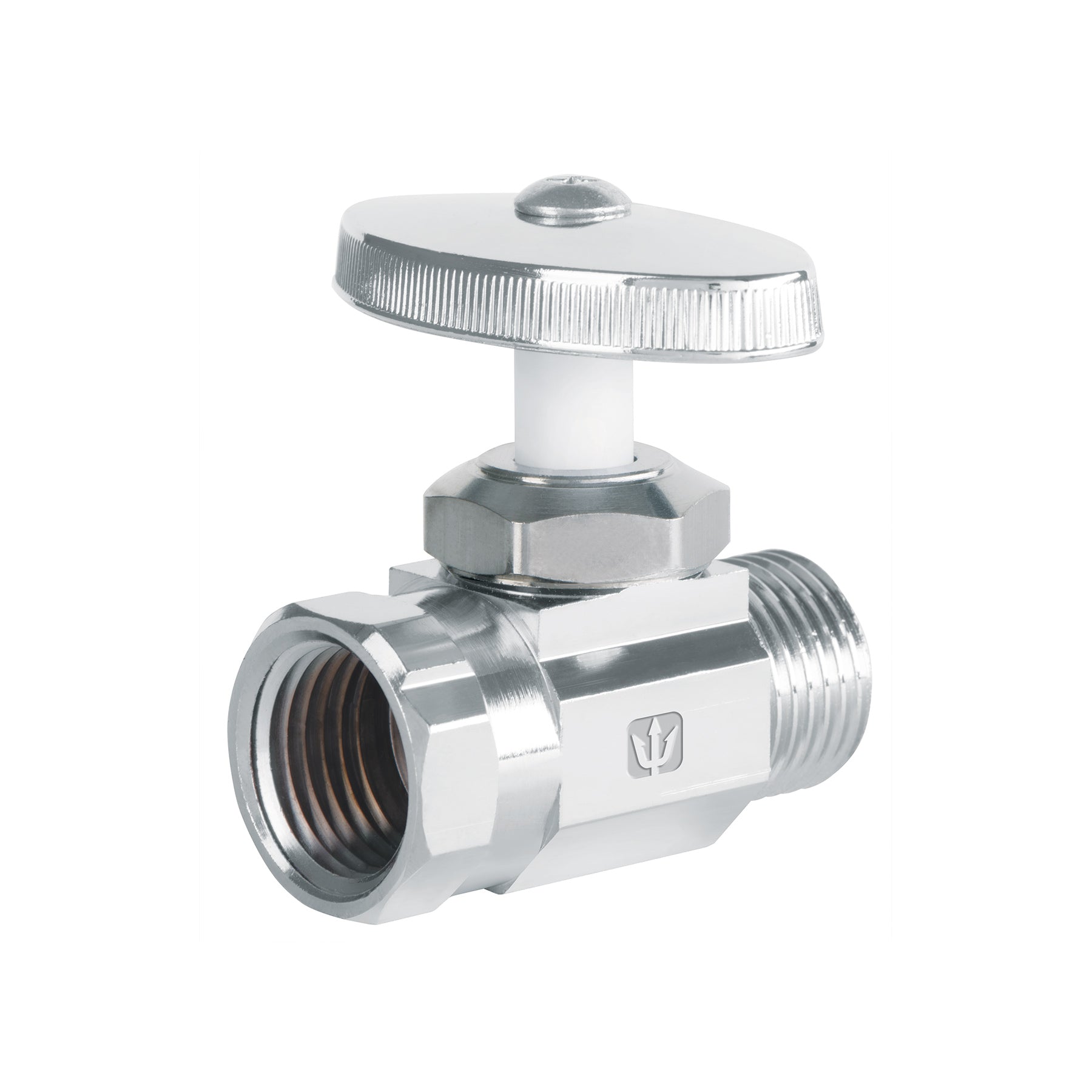 Llave angular de 1/2" recta de compresión, Foset