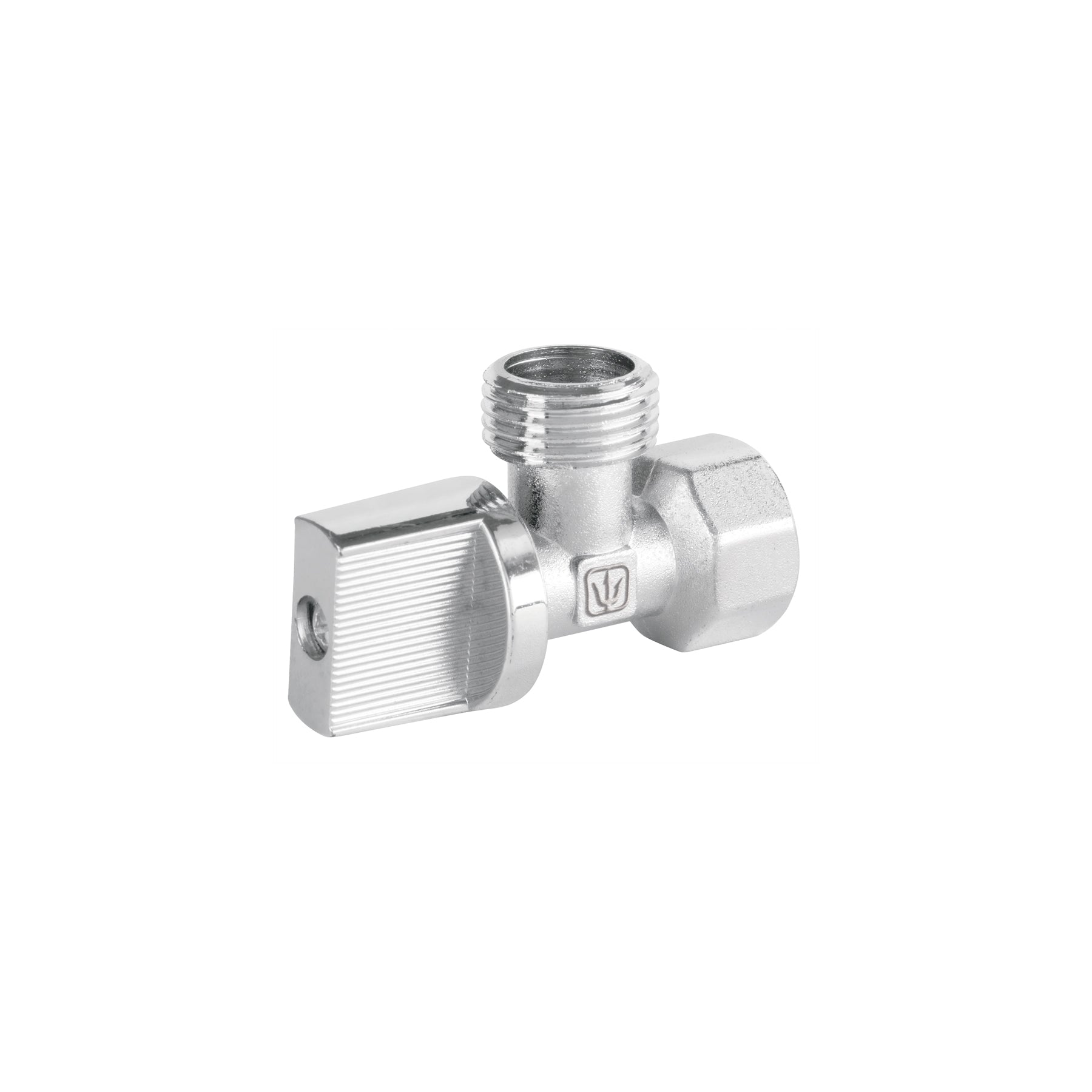Llave angular 1/2", 1/4 de vuelta, roscable, BASIC, Foset, ANG-07, 48028