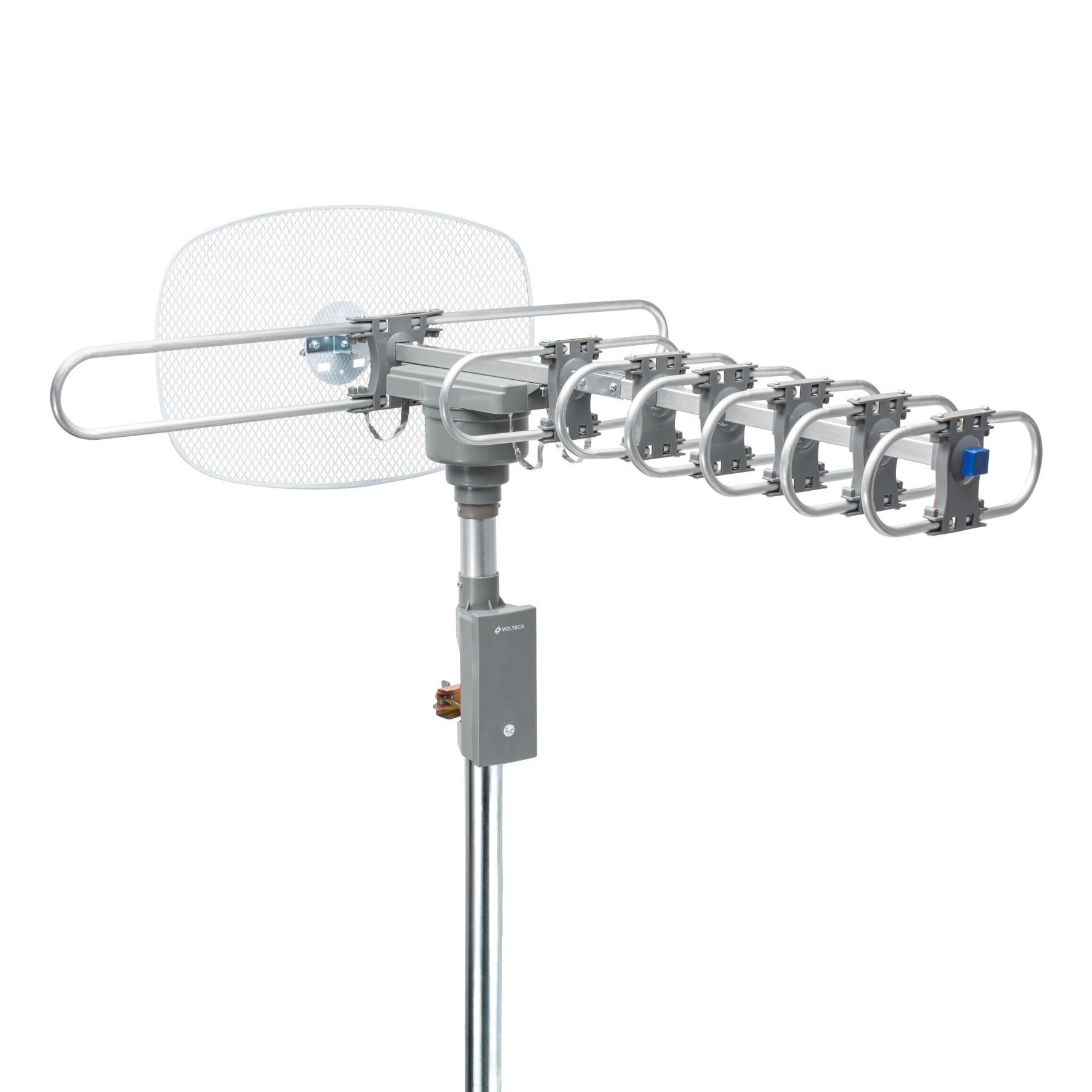 Antena aérea para TV HD, giratoria 360∞ con control y cable