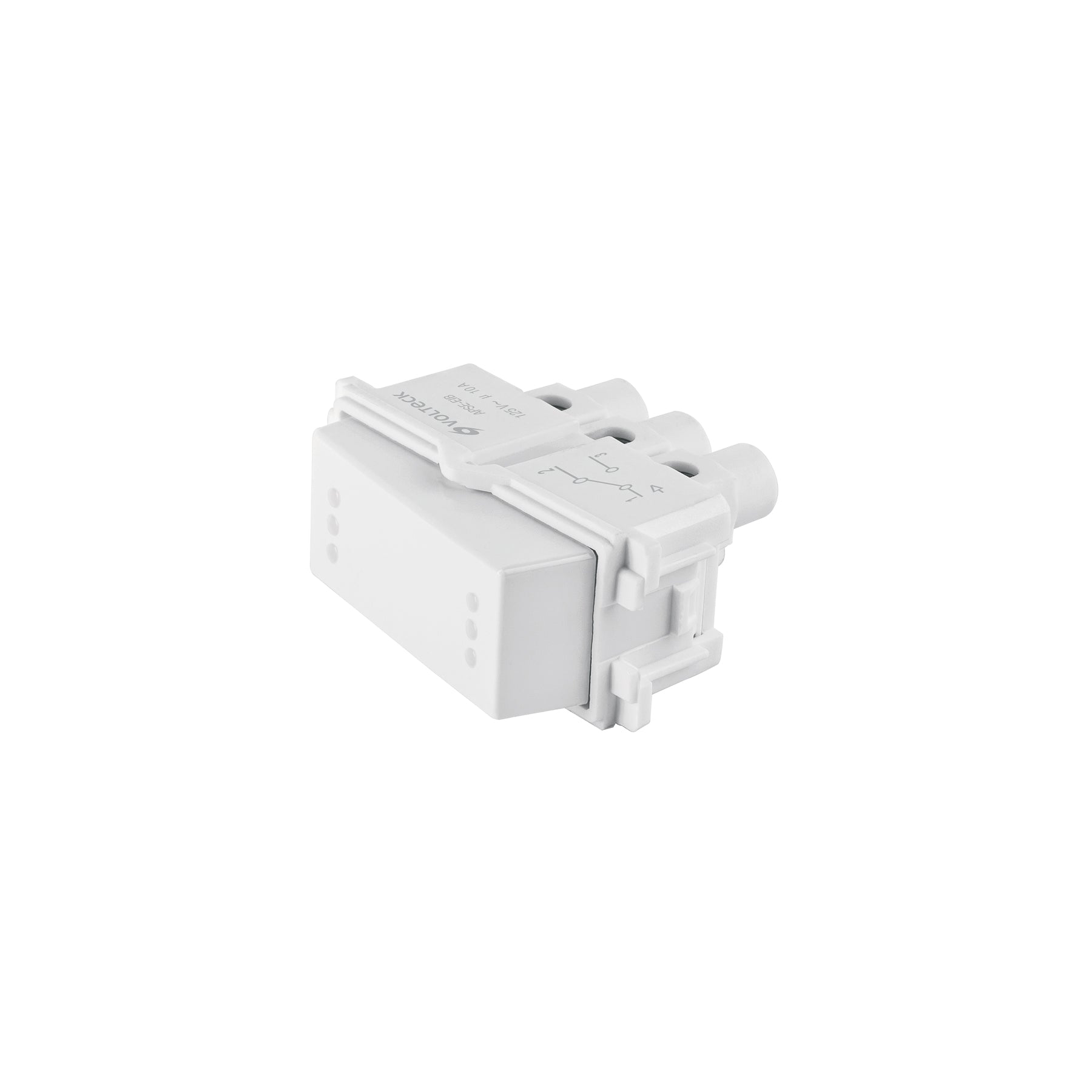 Interruptor de 3 vías, línea Italiana, color blanco, Volteck, APSE-EIB, 48137