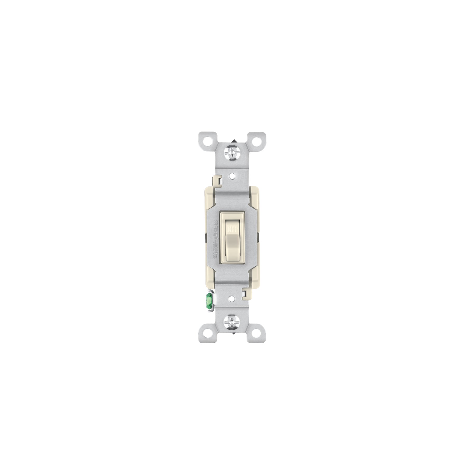 Interruptor vertical de palanca, 3 vías, Standard, marfil, Volteck, APSE-ES, 46003