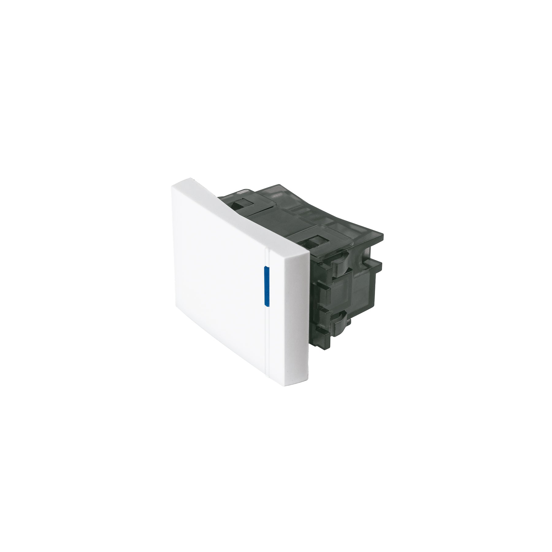 Interruptor sencillo 1.5 módulos,línea Española,color blanco, Volteck, APSE15-EB, 47046