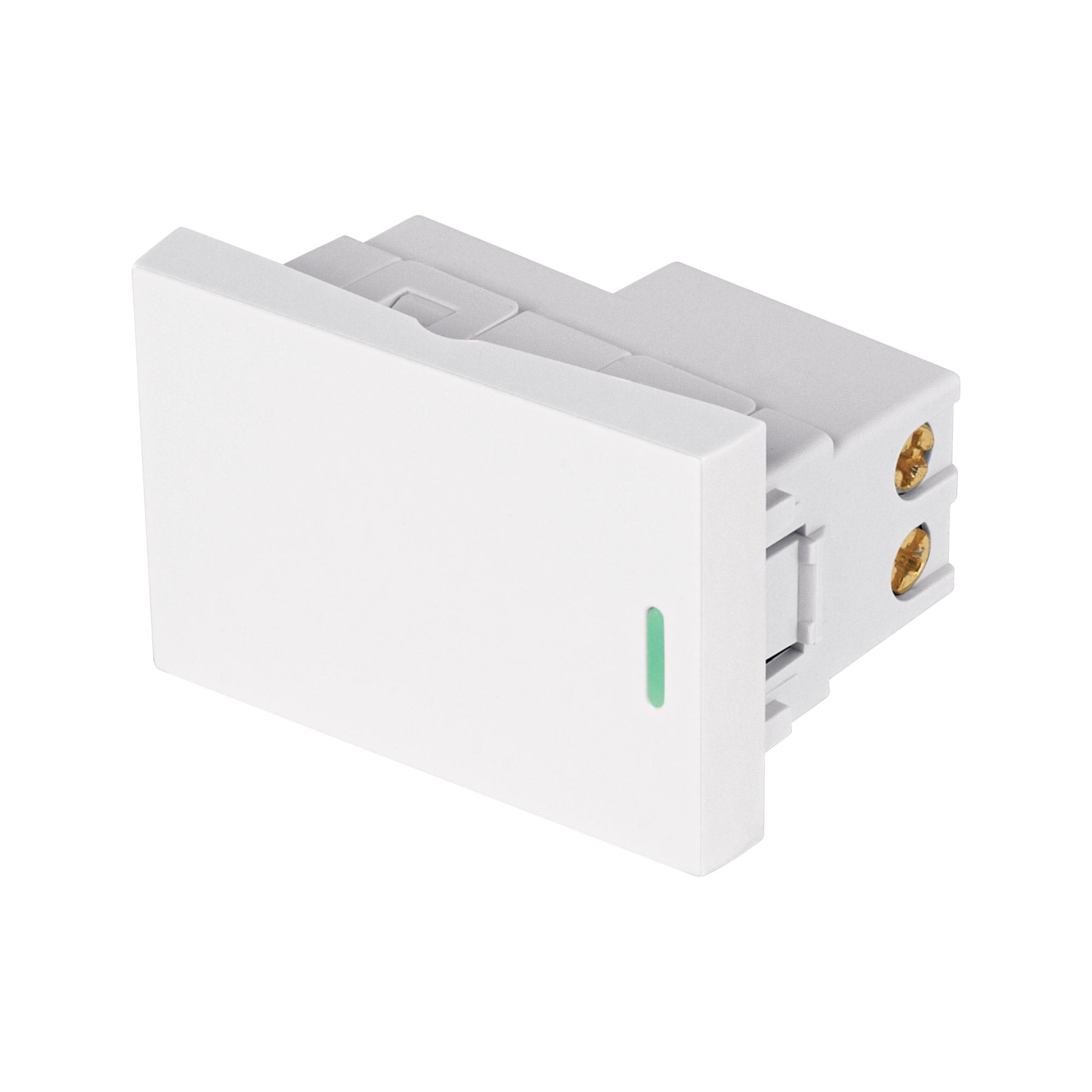 Interruptor de 3 vías blanco de 1.5 módeloulos, línea Lisboa