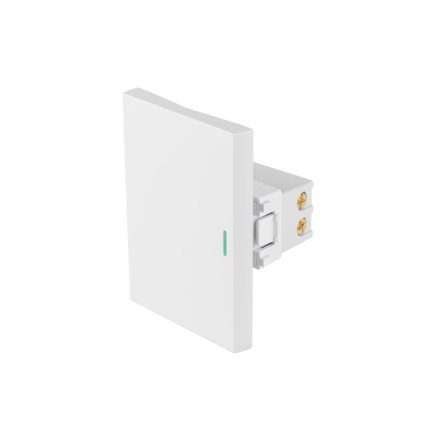 Interruptor sencillo blanco de 3 módulos, línea Lisboa, Volteck, APSE3-LB, 47942