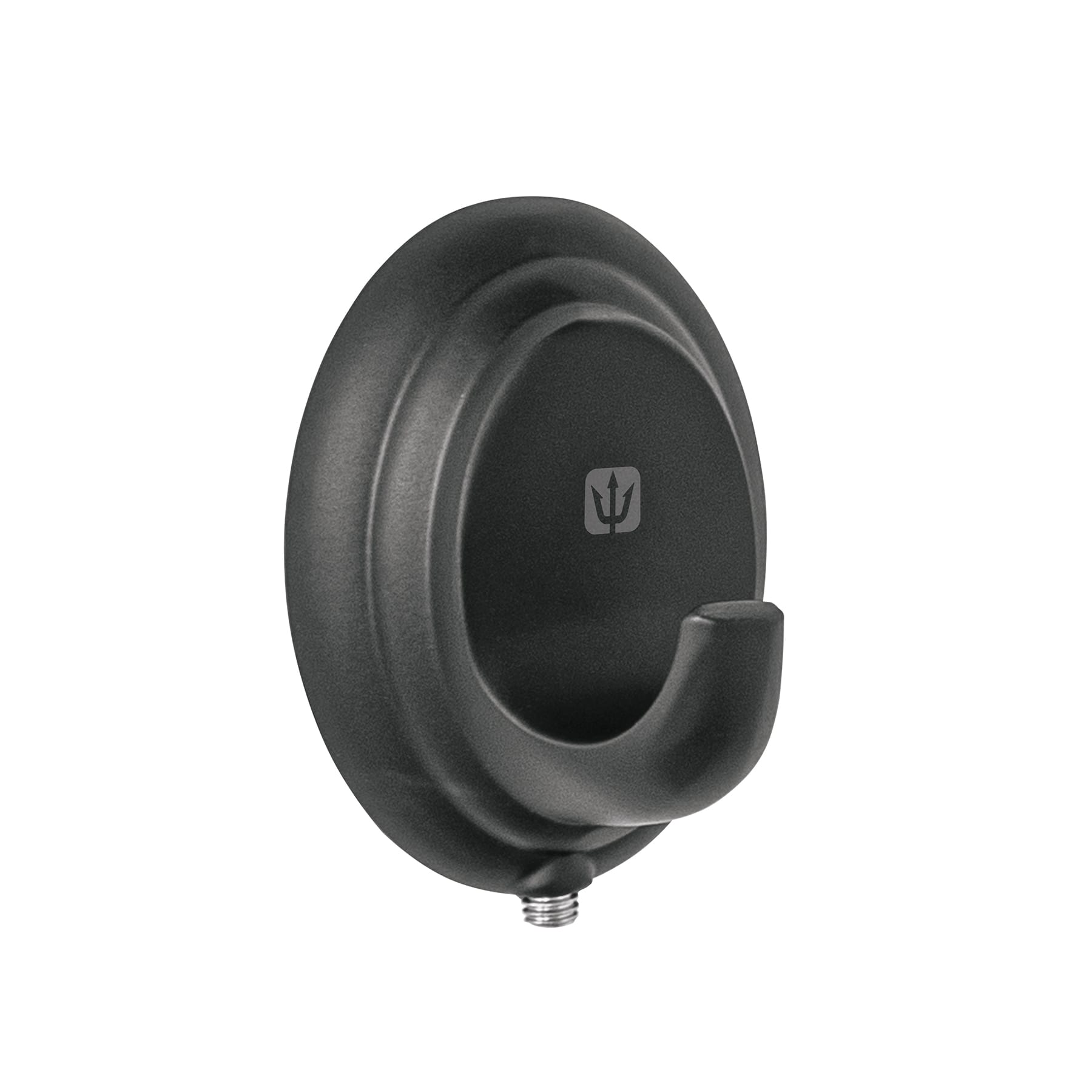 Gancho sencillo metálico acabado negro, Foset Aqua