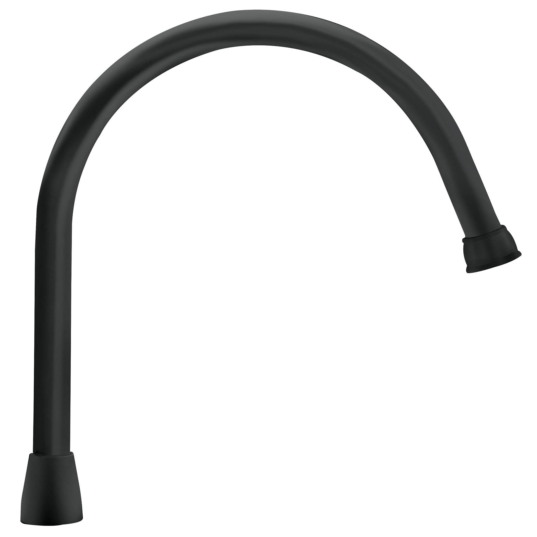 Cuello largo para mezcladora de fregadero, negro mate, AQUA, Foset, AQCR-80M, 46727