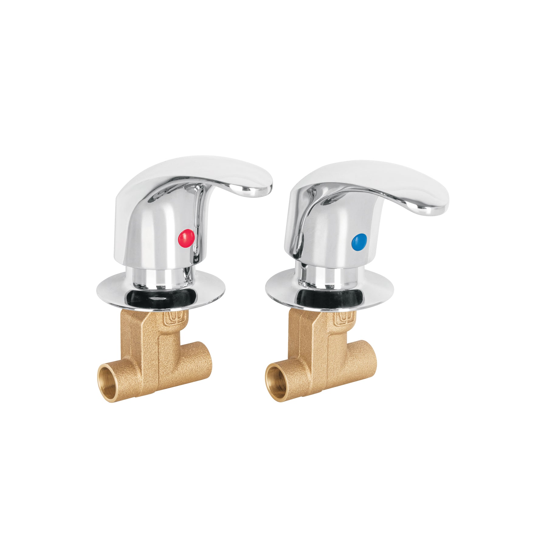 Juego llaves empotrar soldables, palanca, AQUA, Foset, AQE-662, 49799