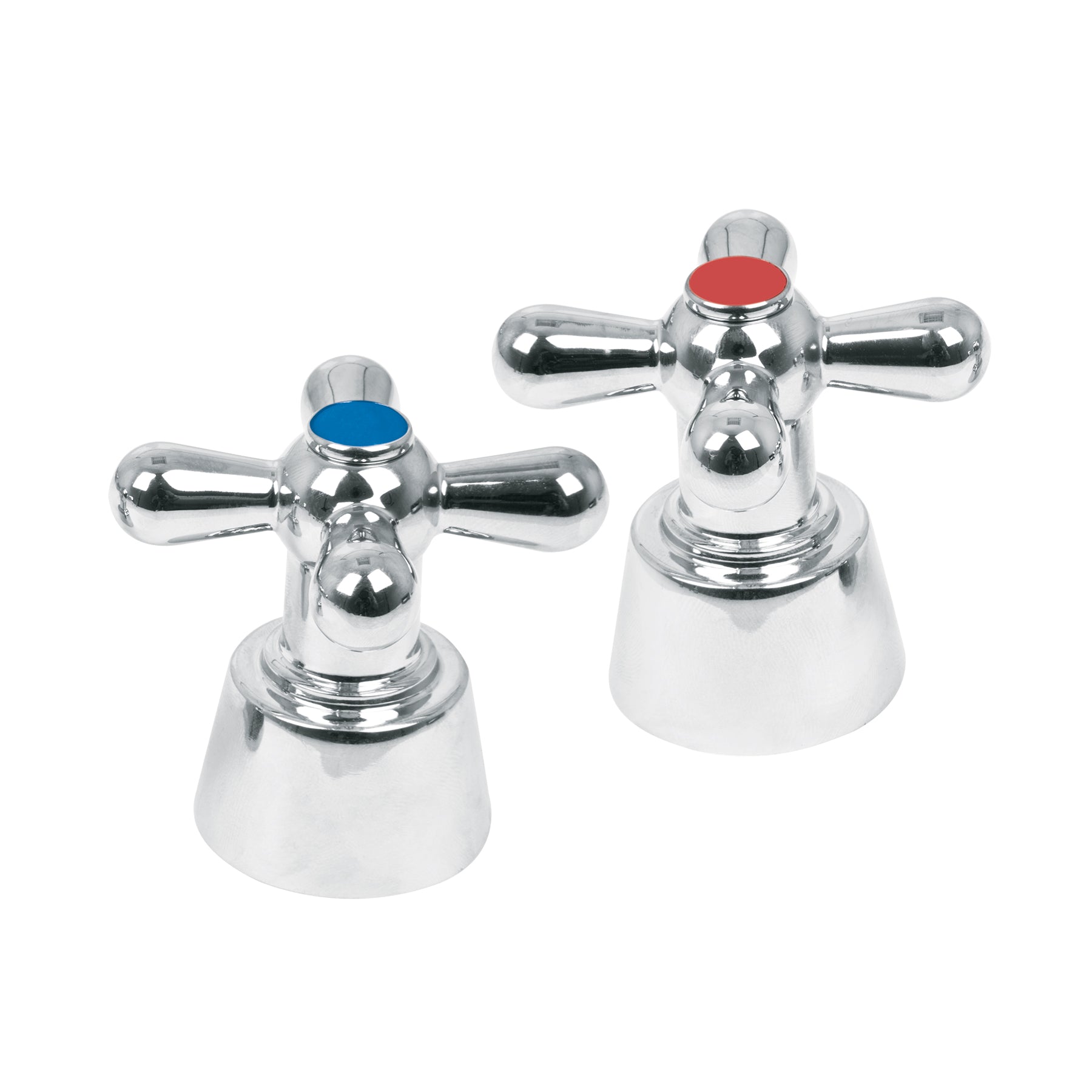Juego de manerales de cruceta para lav-fregadero, cromo, AQUA, Foset, AQMM-61, 49780