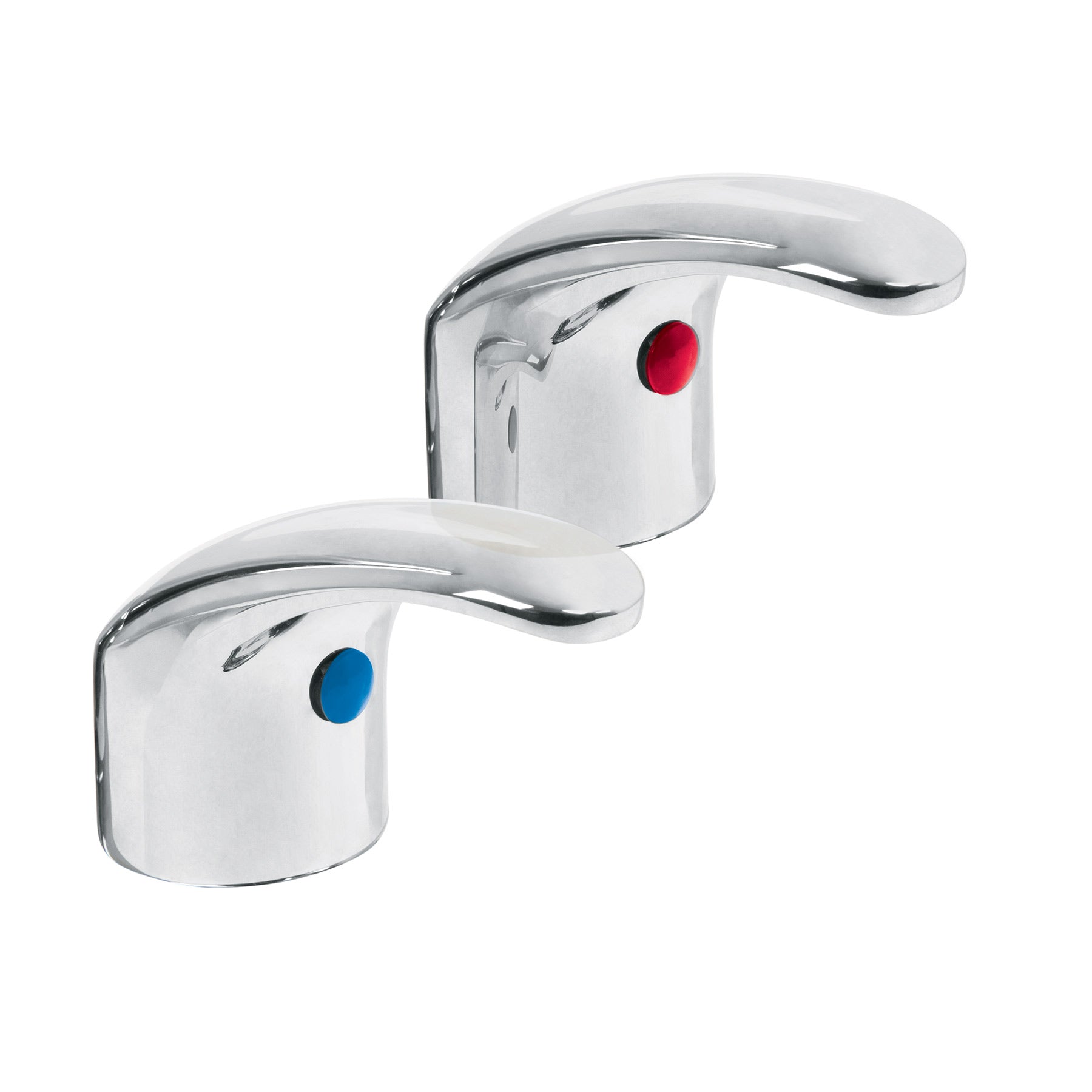 Juego de manerales de palanca para lav-fregadero, cromo, Aqua