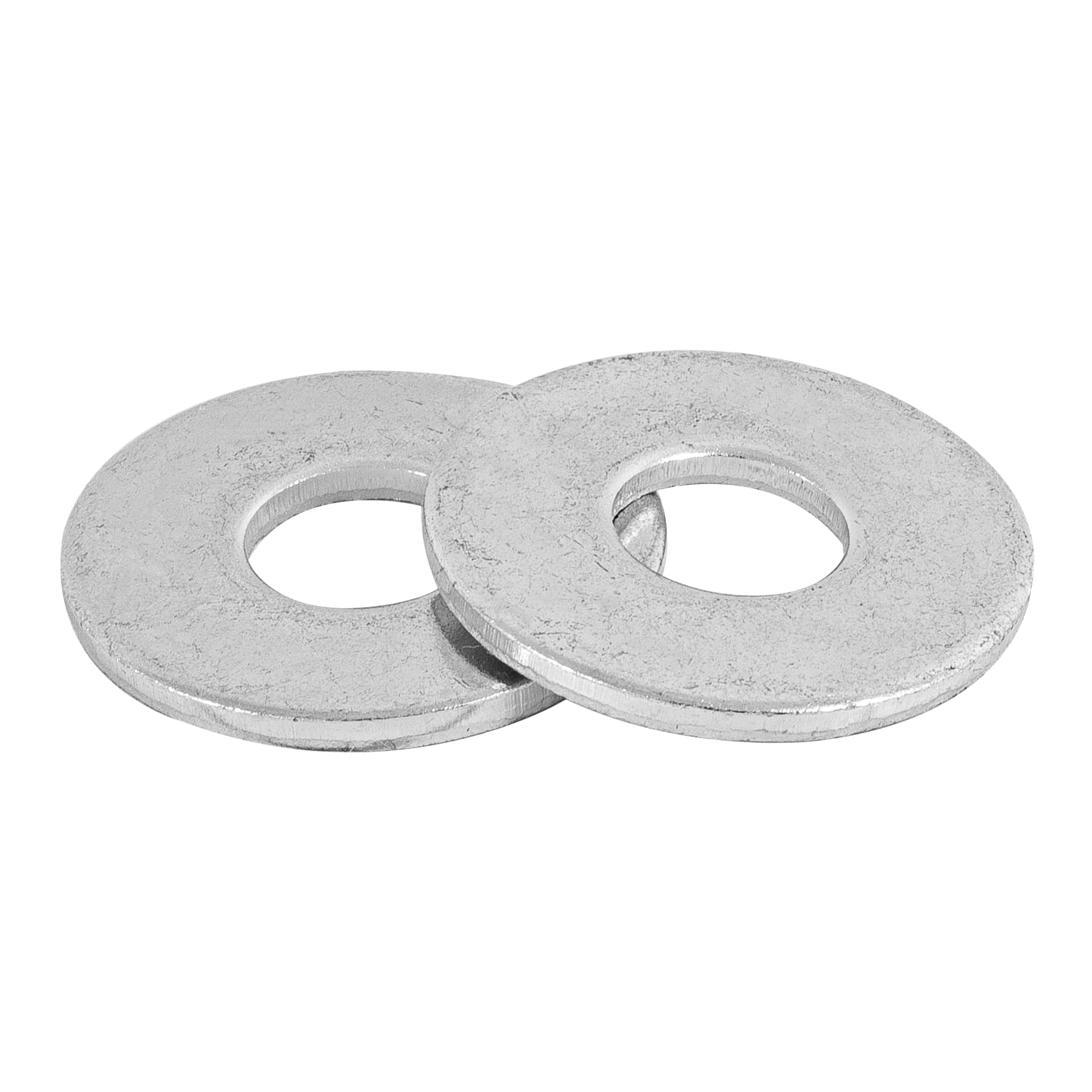 Bolsa de 1 kilo arandelas planas galvanizadas 3/8", Fiero