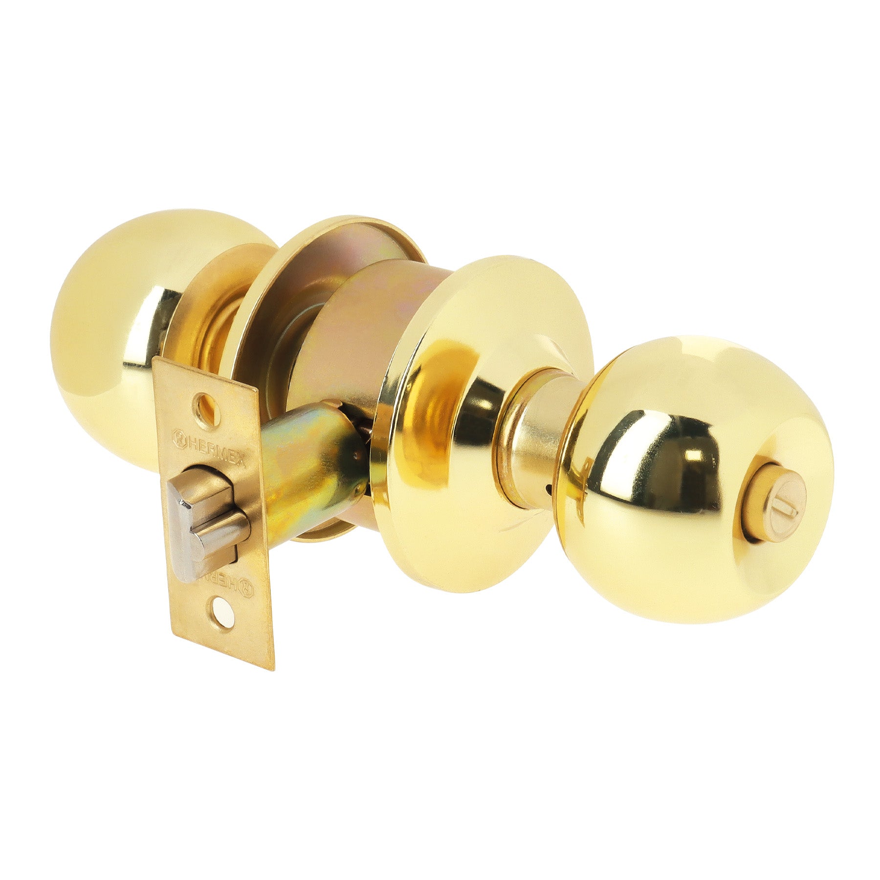 Cerradura tipo esfera cilíndrico, recámara, brillante, BASIC