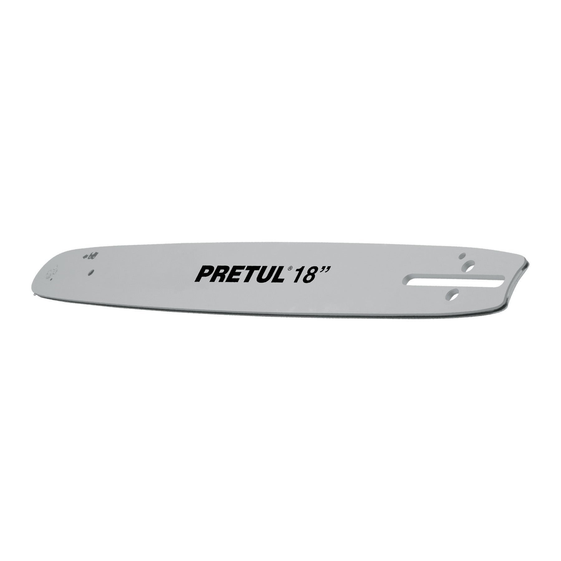 Barra de repuesto 18" para motosierra a gasolina 45cc, Pretul, BAMO-18P, 26018