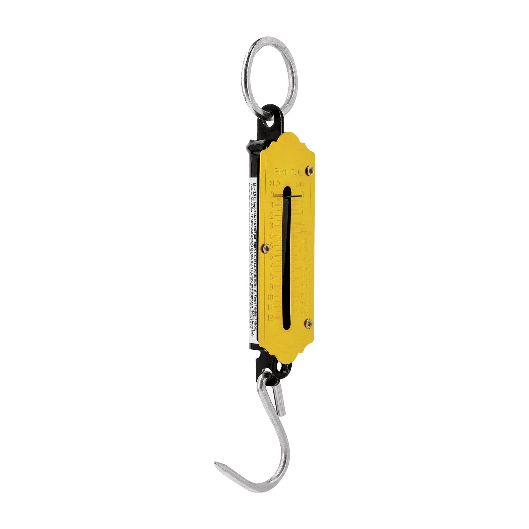 Báscula capacidad 12 kg romana de resorte, Pretul, BAS-12P, 21252