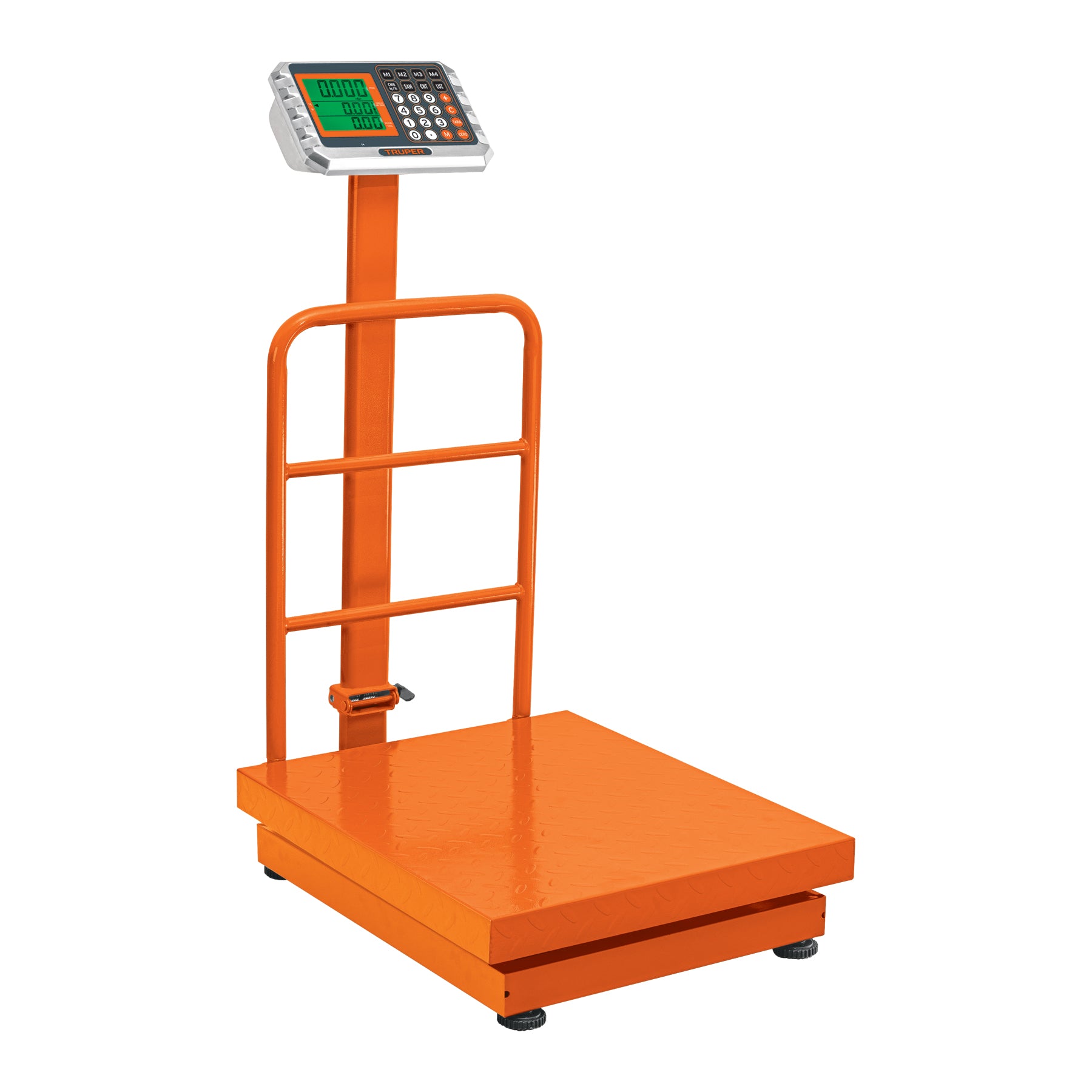 Báscula electrónica de plataforma, plegable, 500 kg Truper