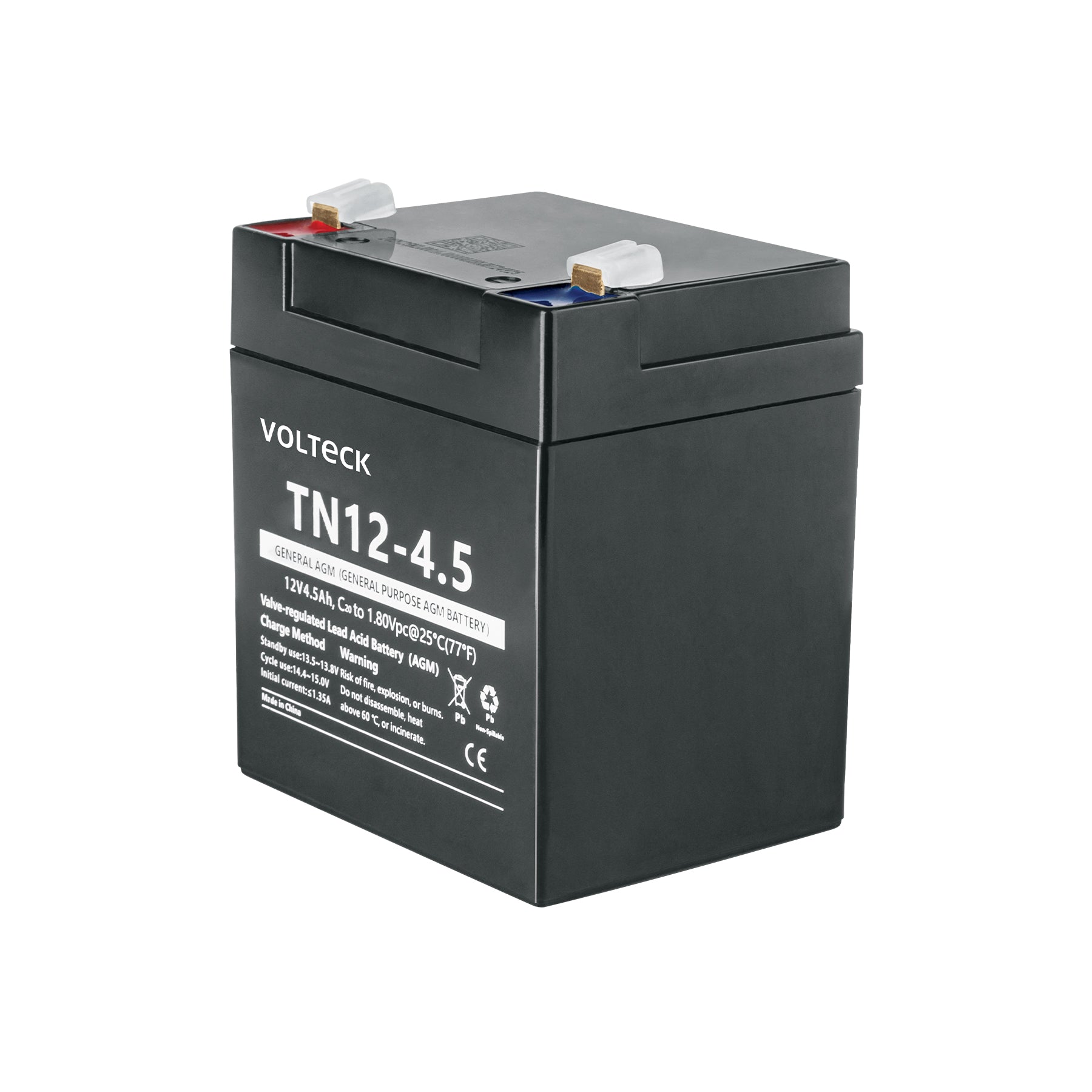 Batería sellada de ácido-plomo 12 Vcc 4.5 Ah, Volteck