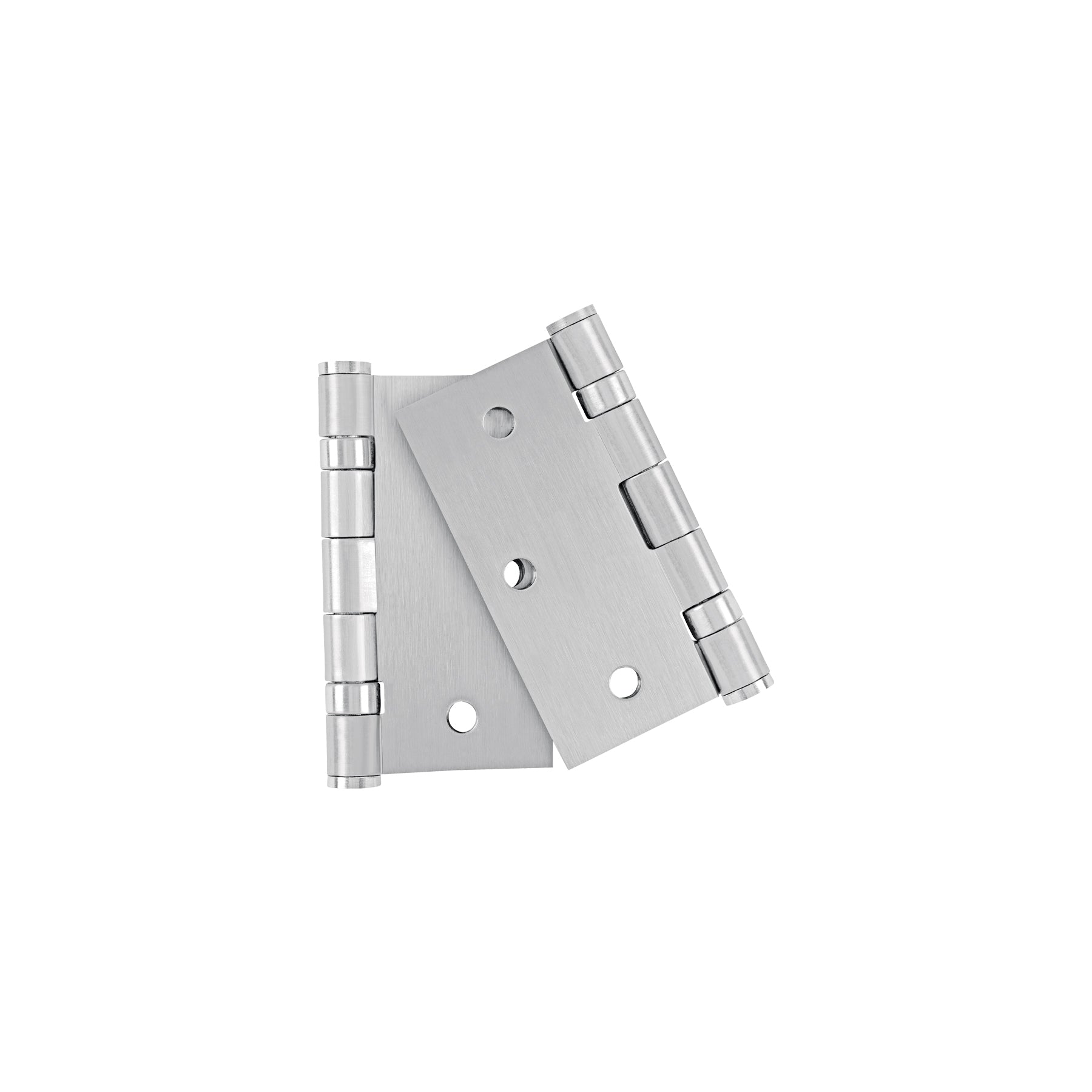 Bolsa c/2 bisagras cuadradas de 3" acero inox, plana