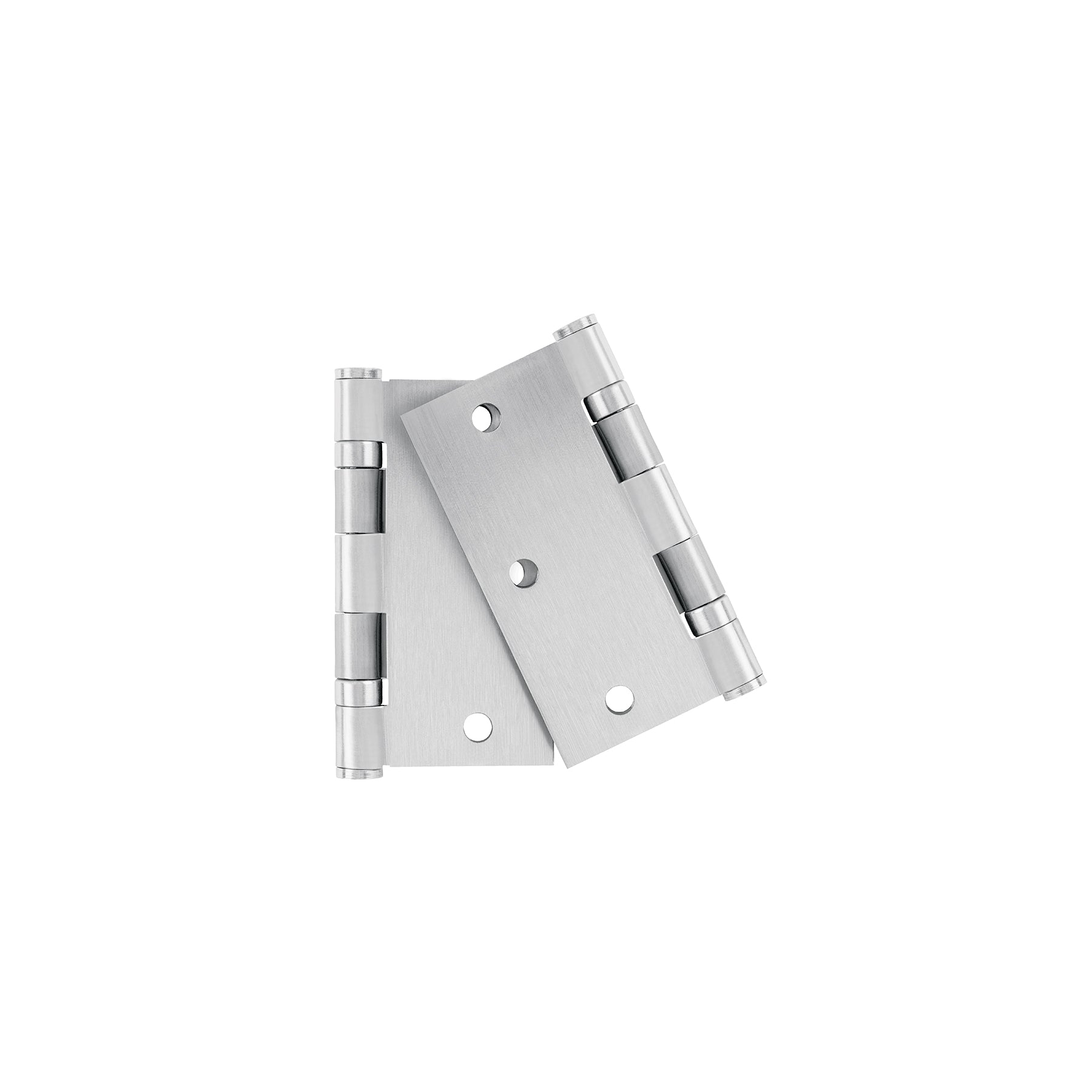 Bolsa c/2 bisagras cuadradas 3-1/2" acero inox, plana