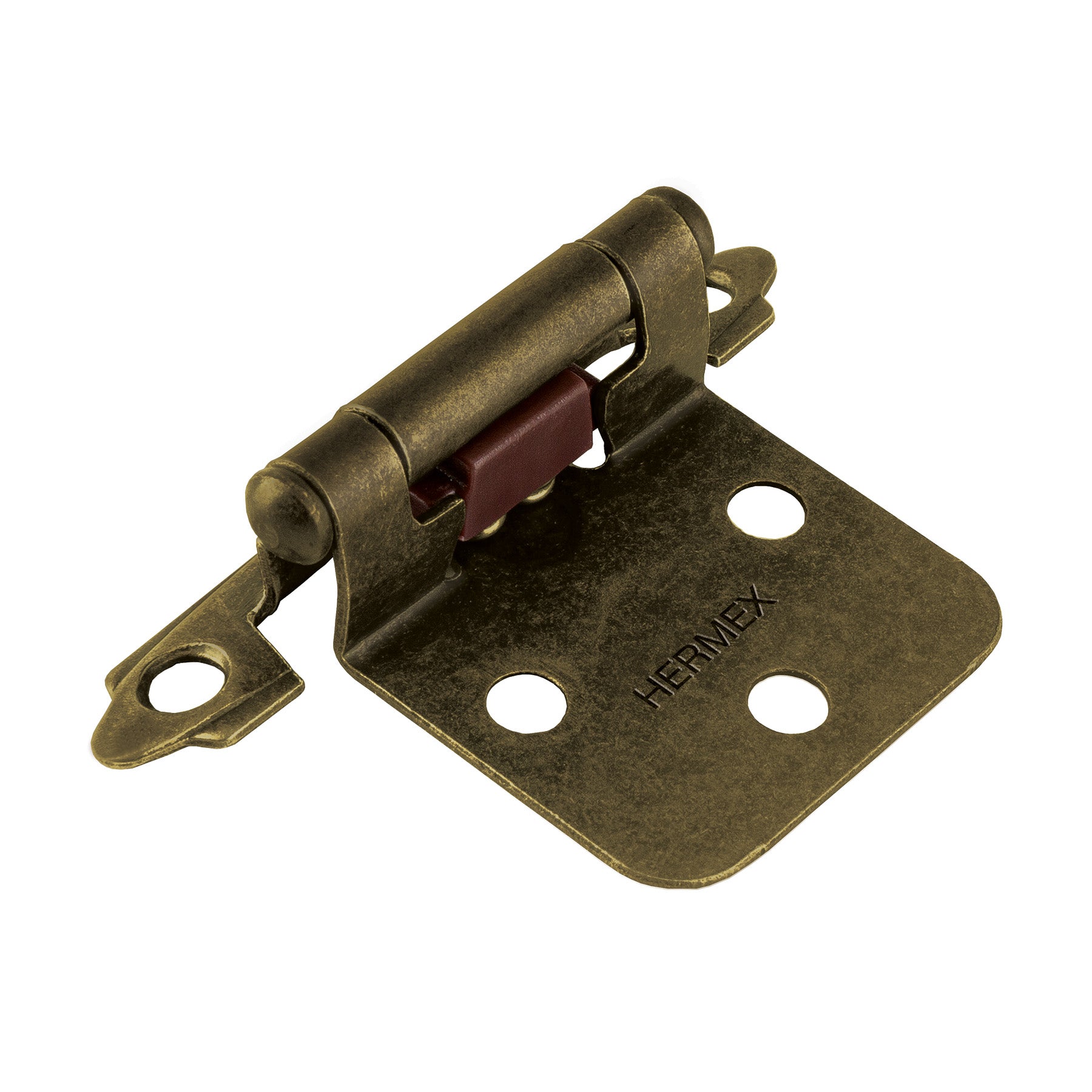 Bolsa con 2 bisagras parche de 7cm, latón antiguo, Hermex