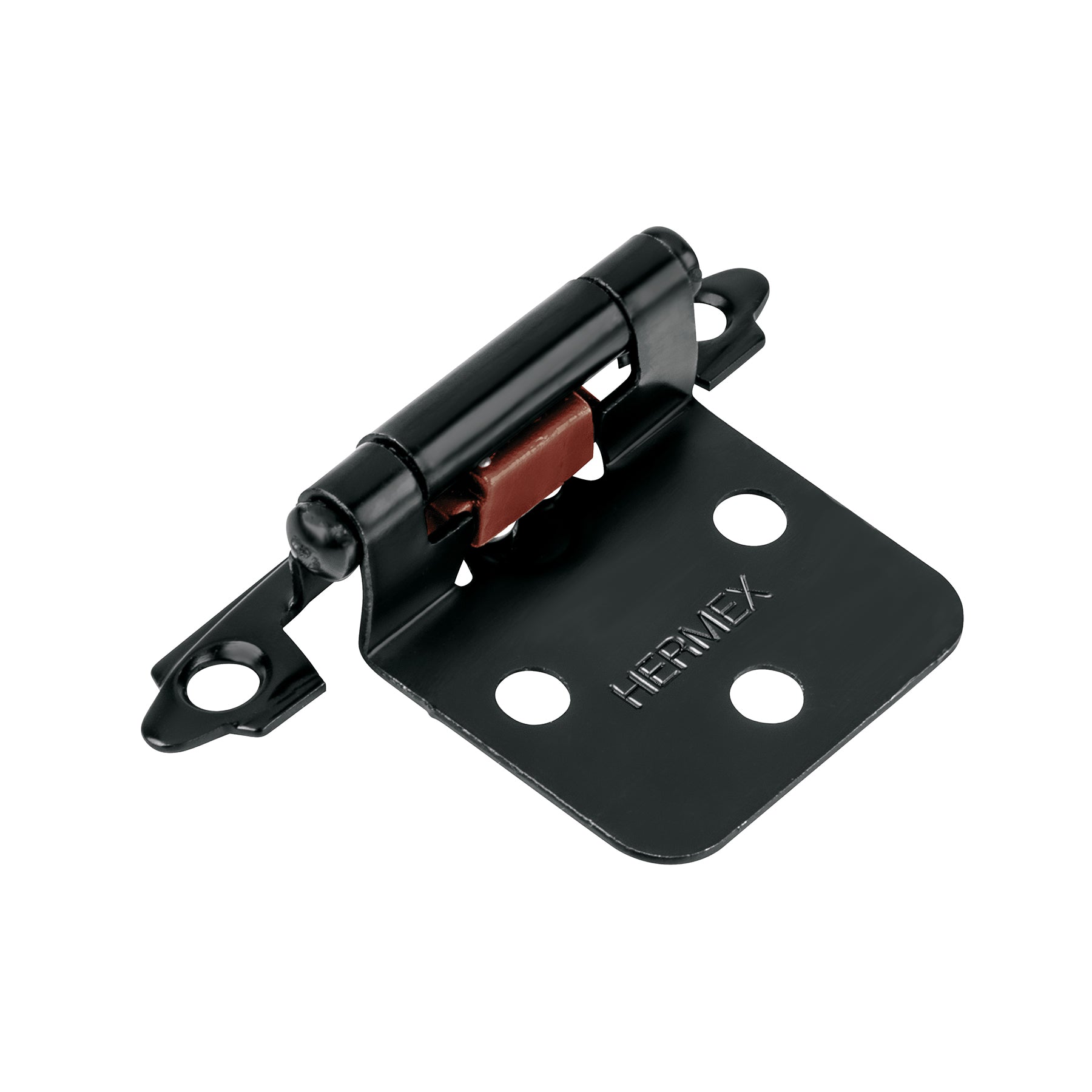 Bolsa con 2 bisagras parche de 7cm, negro, Hermex