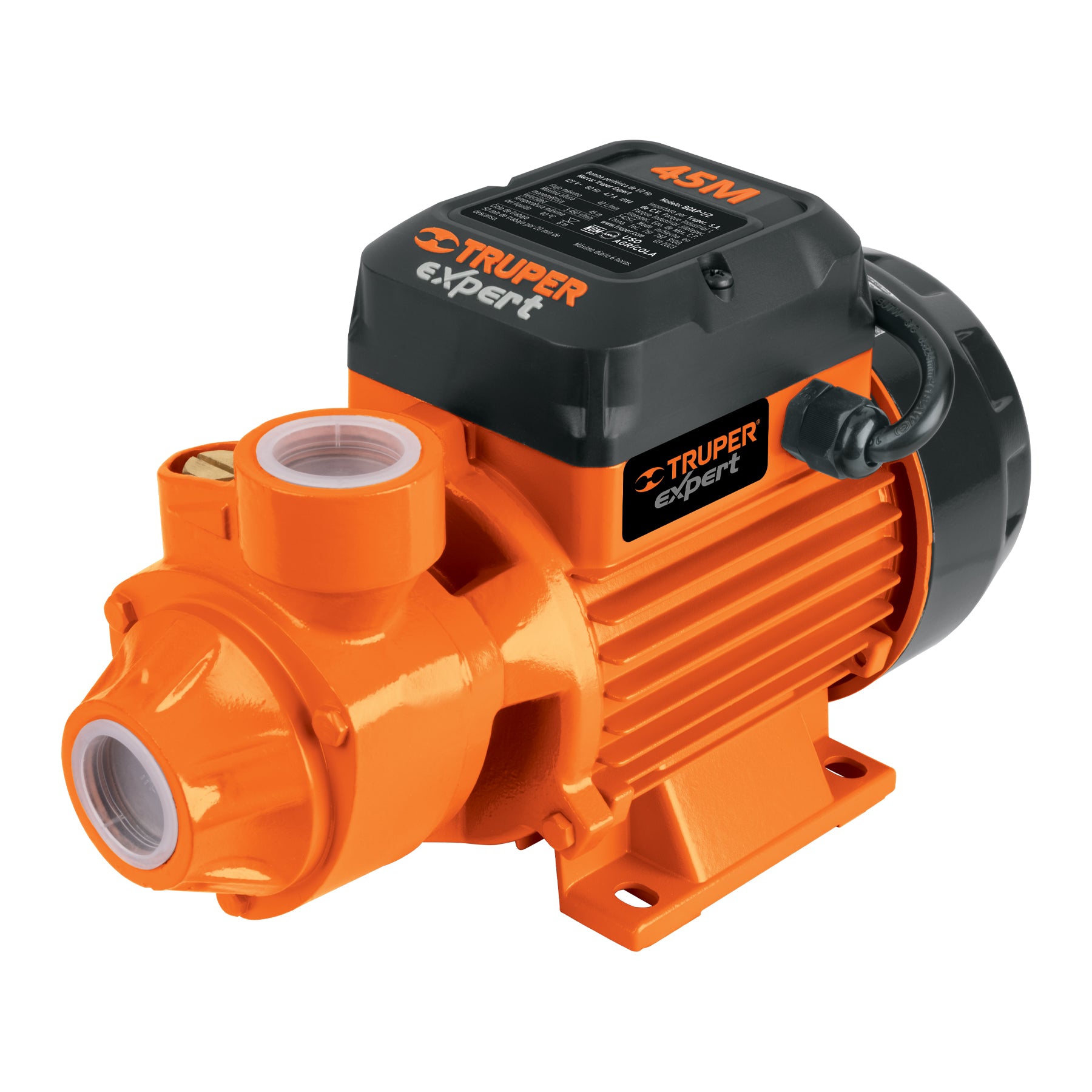 Bomba periférica 1/2HP, altura máx 45m, uso agrícola, Expert