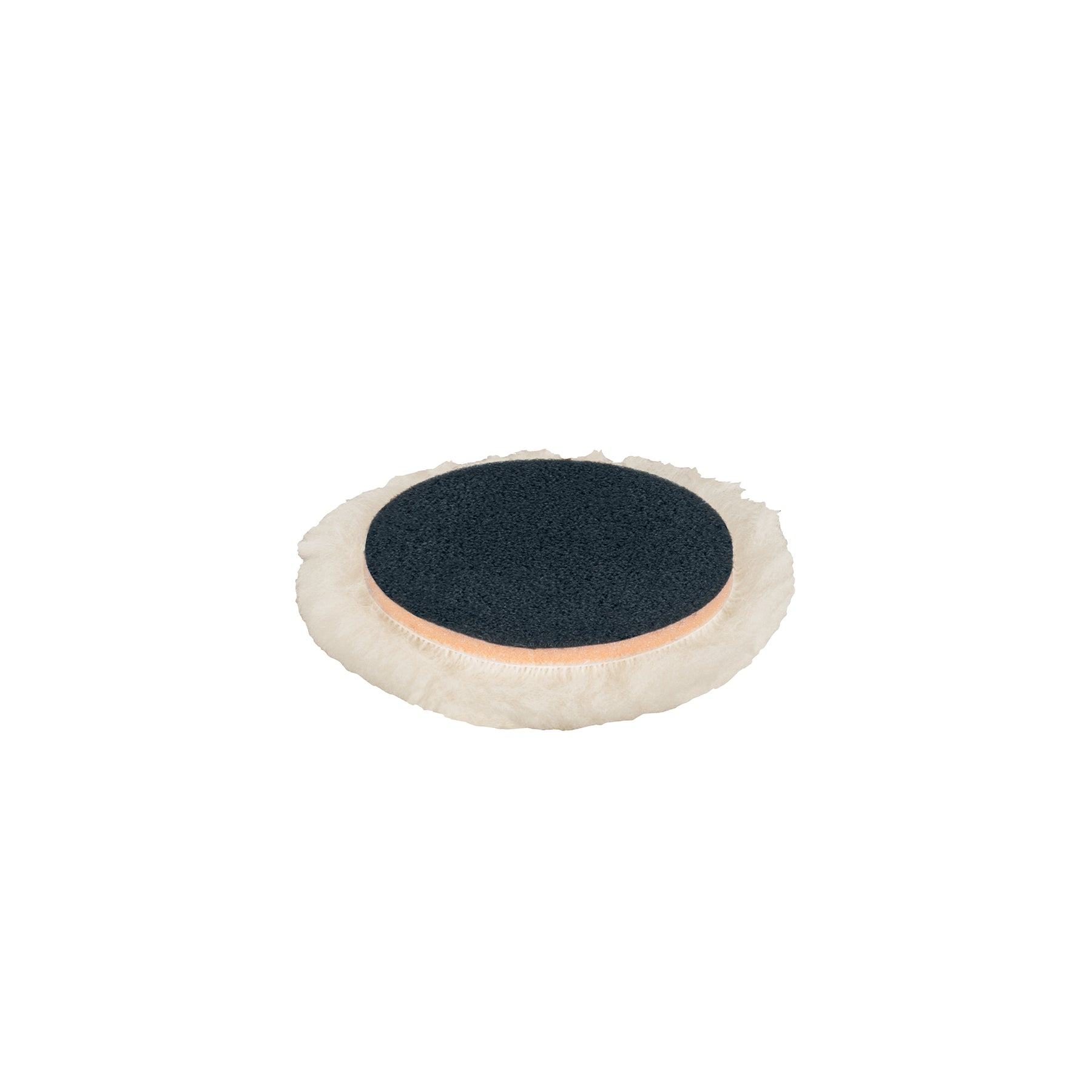 Borla p/pulir de lana de 5" hook and loop, TRUPER