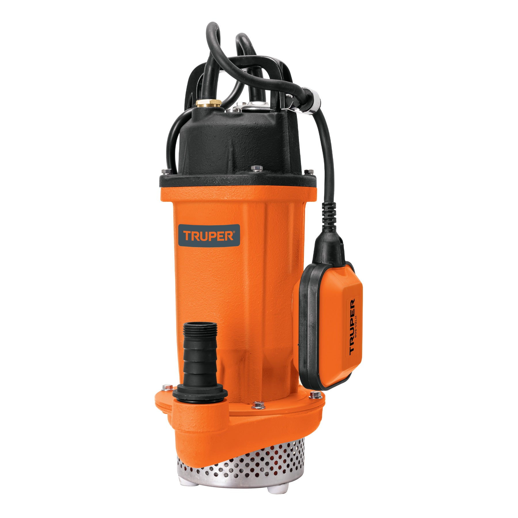 Bomba sumergible hierro fundido, agua limpia, 1/2 HP, Truper
