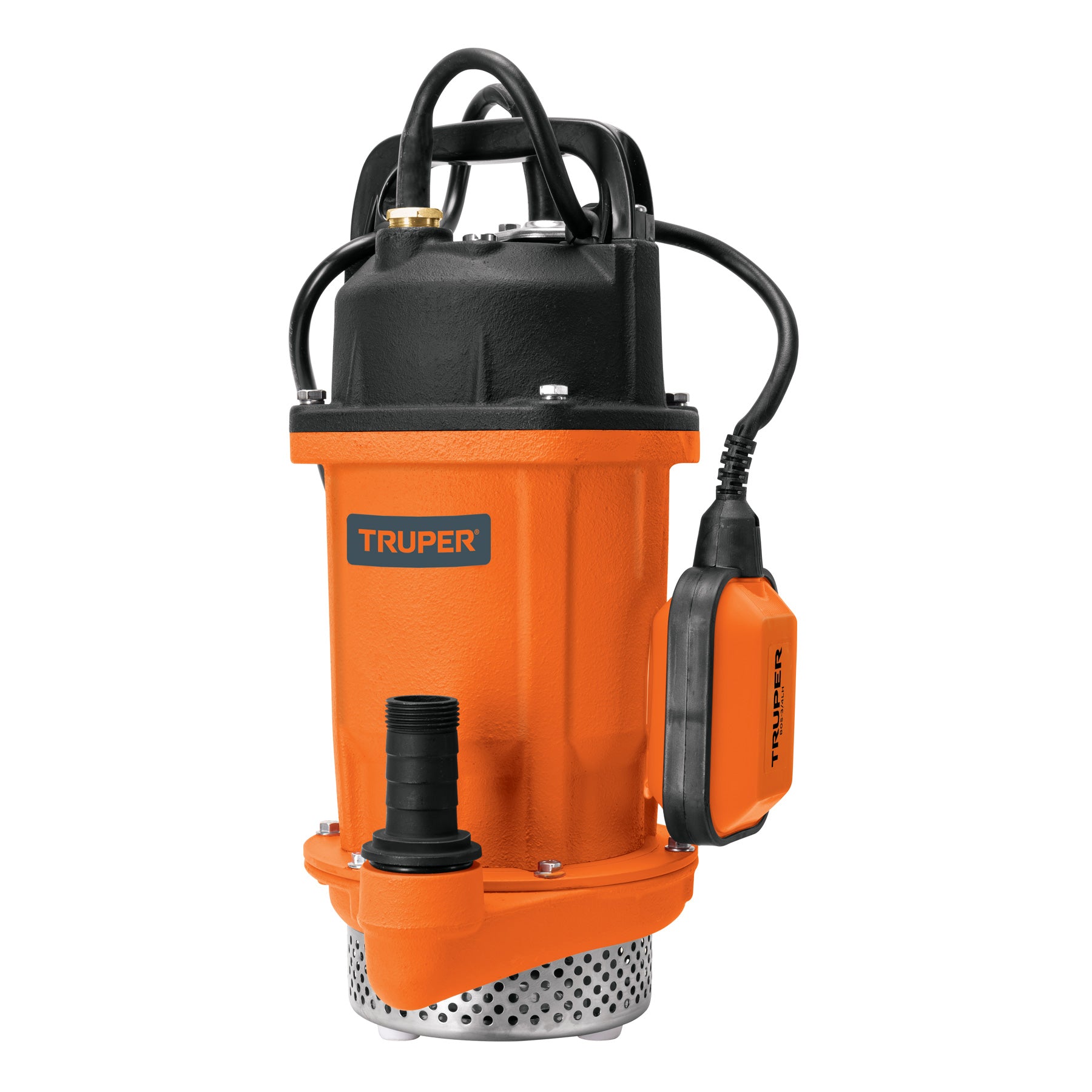 Bomba sumergible hierro fundido, agua limpia, 3/4 HP, Truper