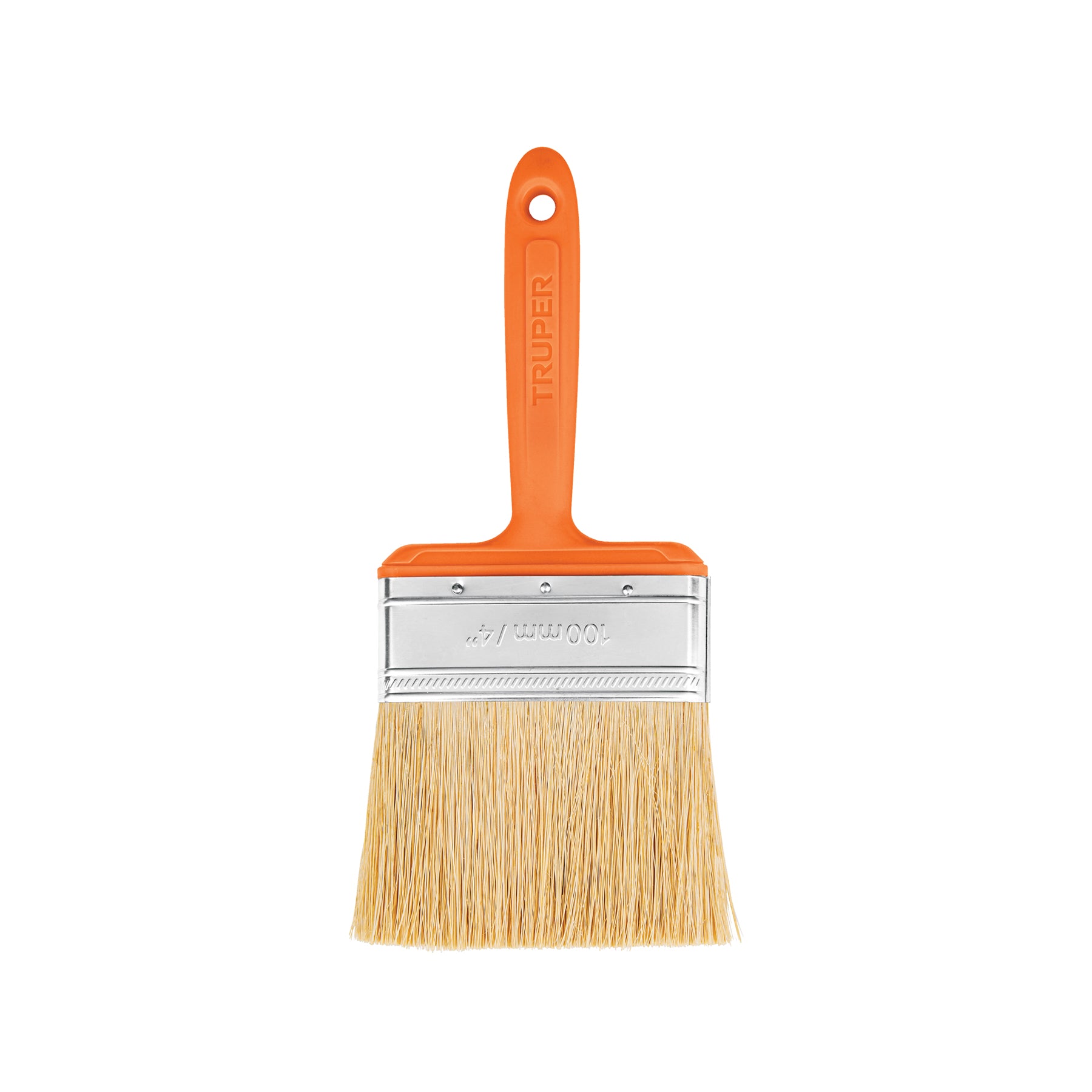 Brocha para encalar e impermeabilizar de 4", mango plástico