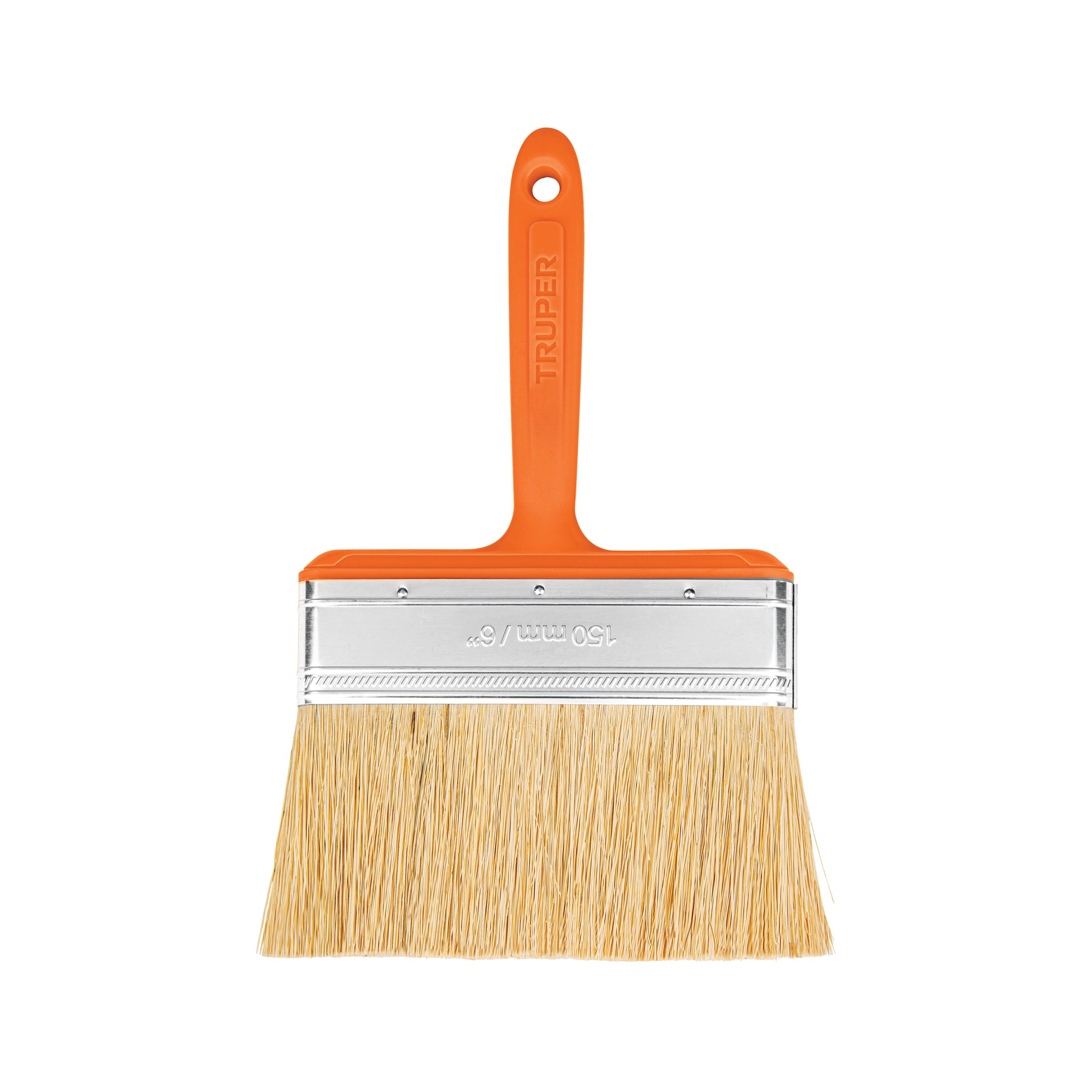 Brocha para encalar e impermeabilizar de 6", mango plástico