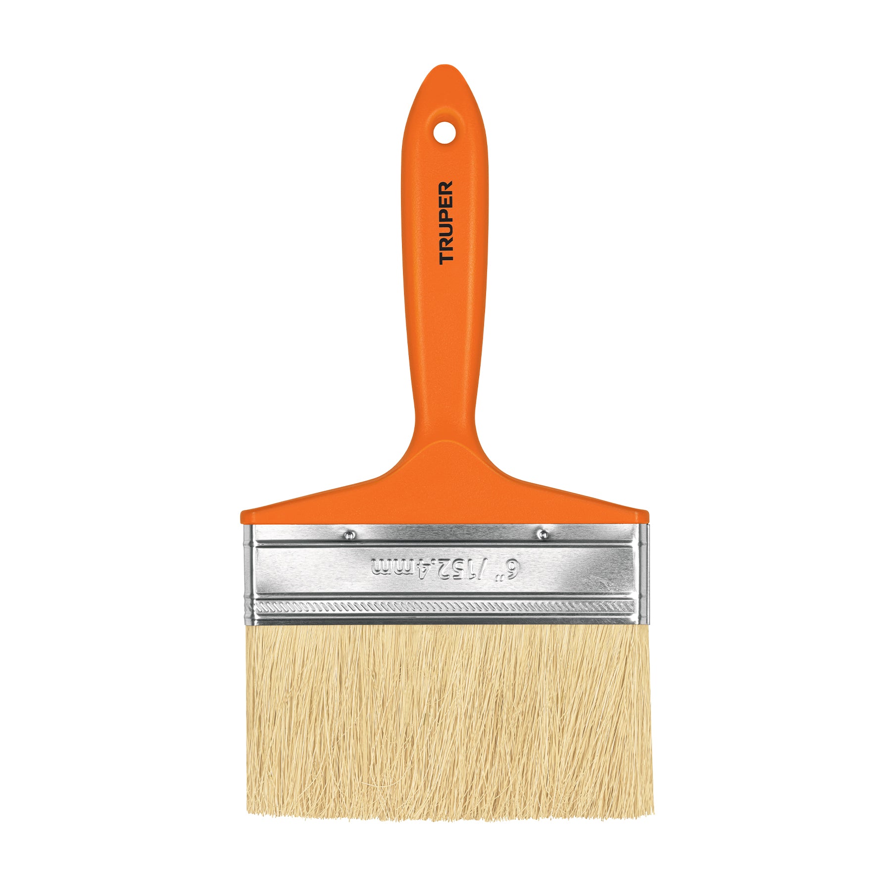 Brocha para encalar e impermeabilizar de 6", mango plástico