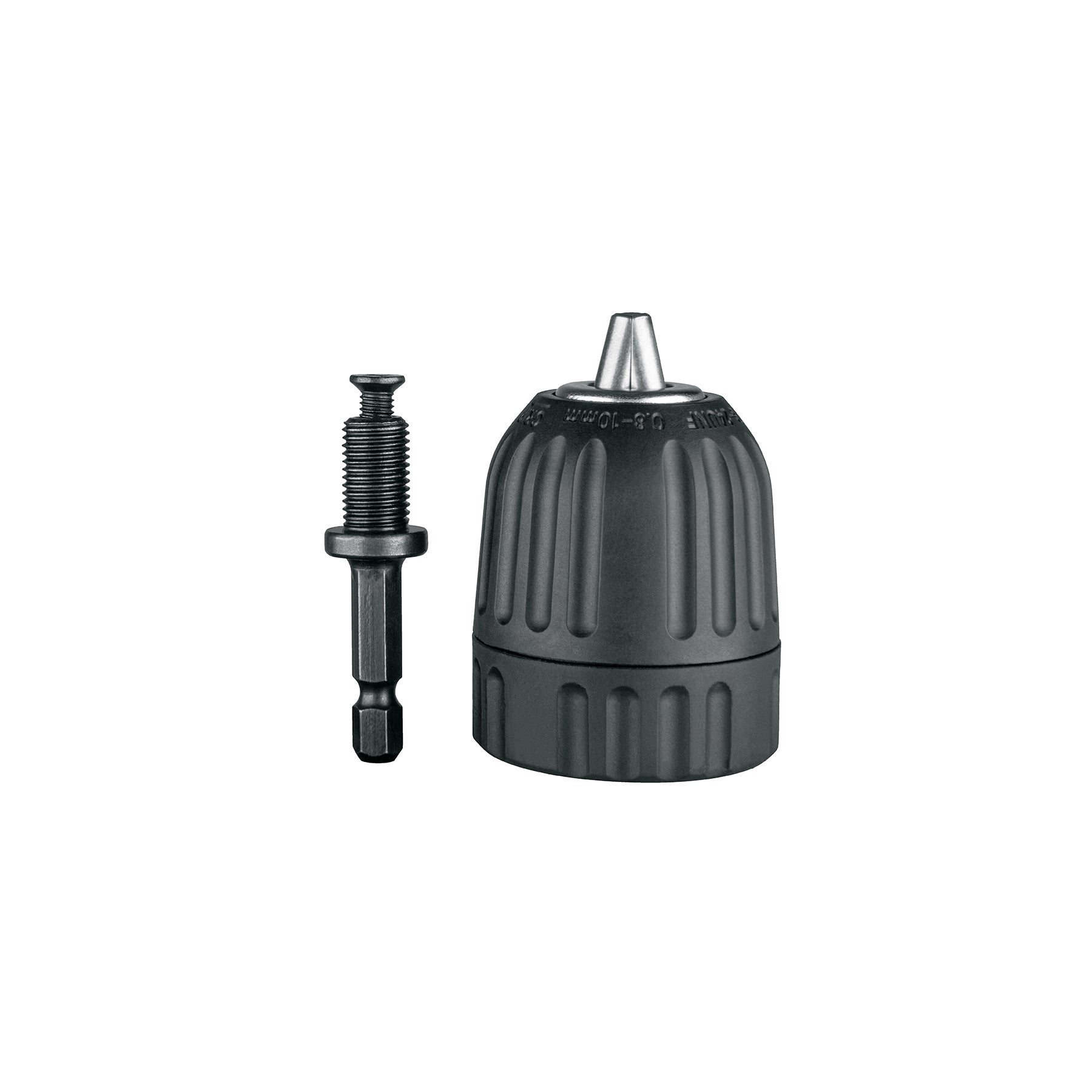Broquero 3/8" s/llave, con adaptador Hex 1/4" para destornillador