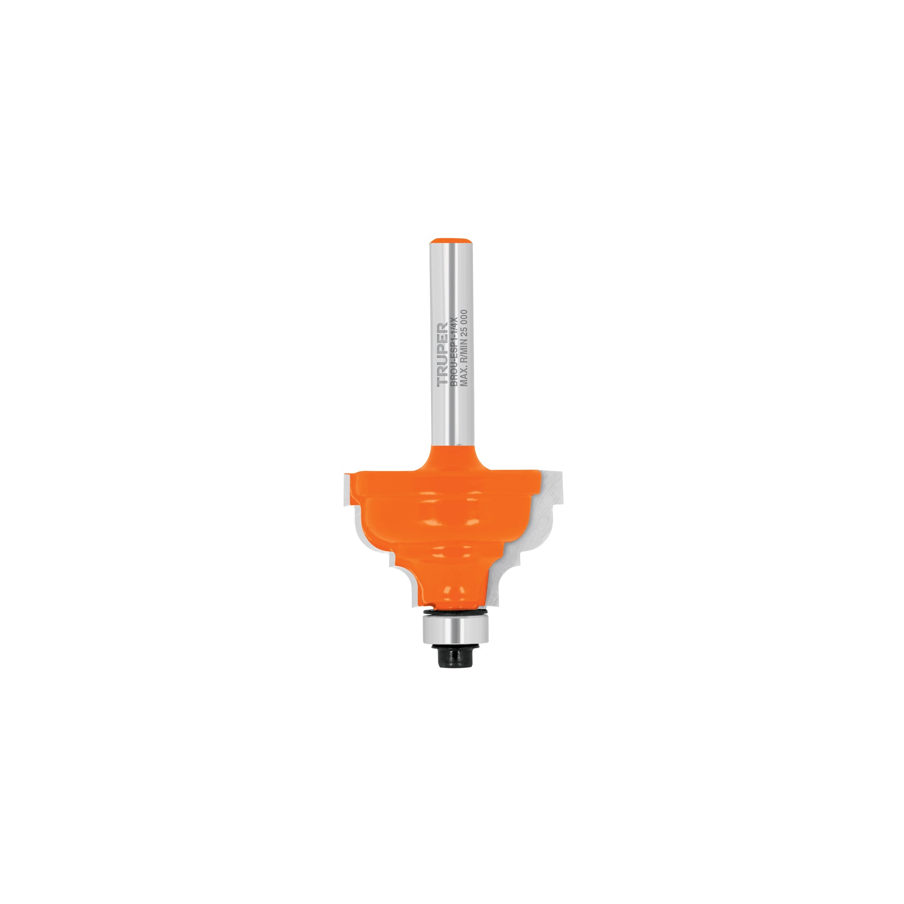Broca para router, española, 1-1/4", con balero, Truper