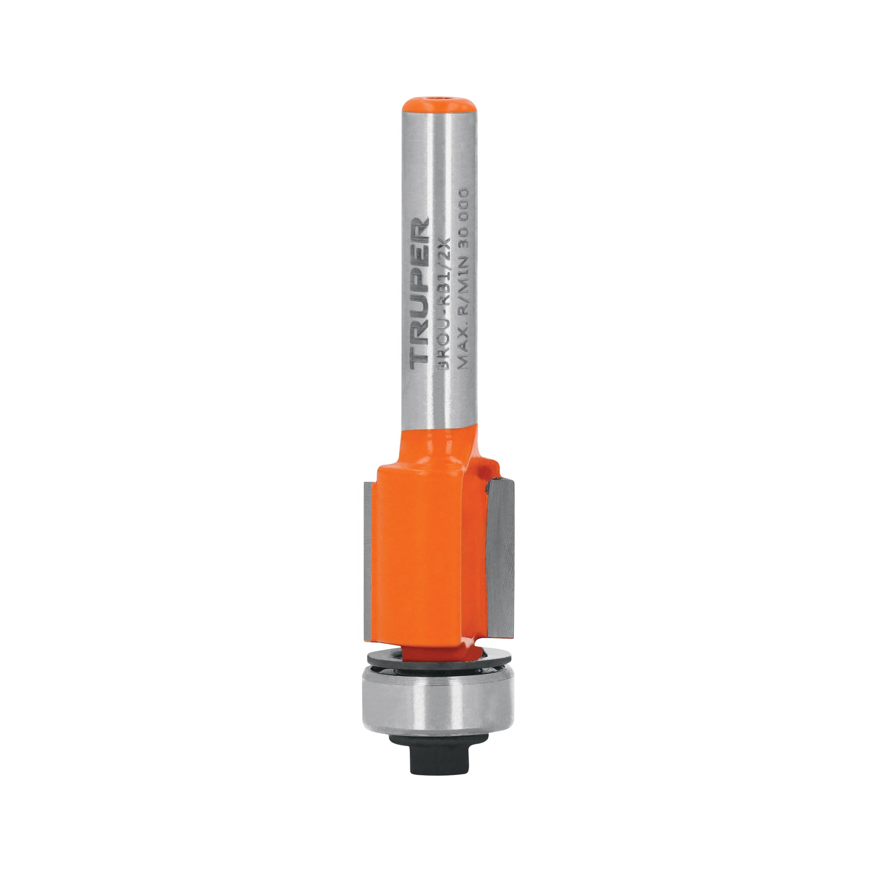 Broca para router, corte recto, 1/2" con balero, Truper