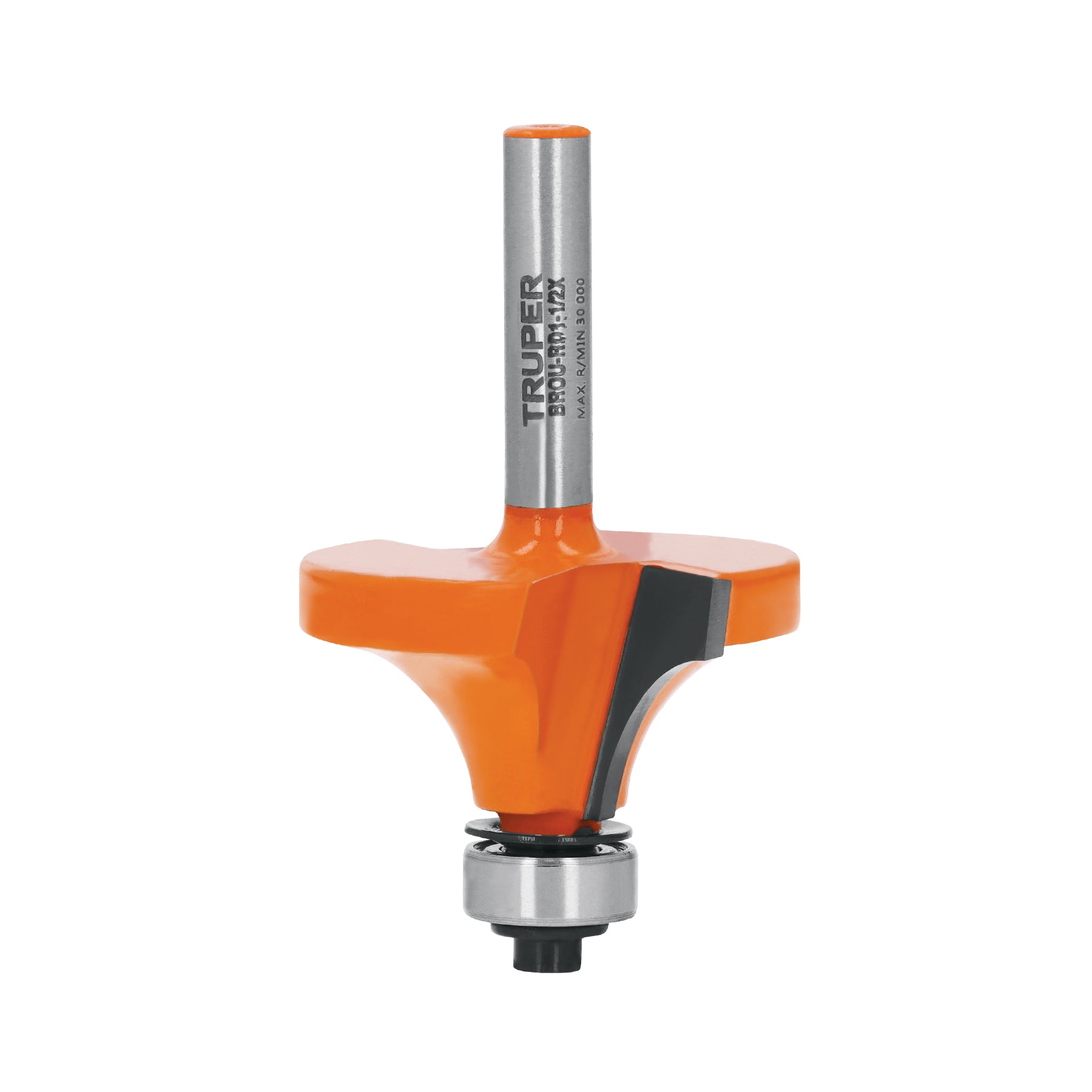 Broca para router, redondeado, 1-1/2" con balero, Truper