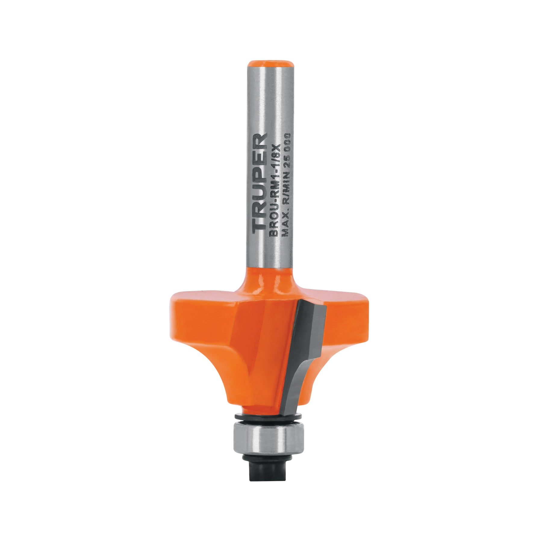 Broca para router, redondeado con moldura, 1-1/8" con balero