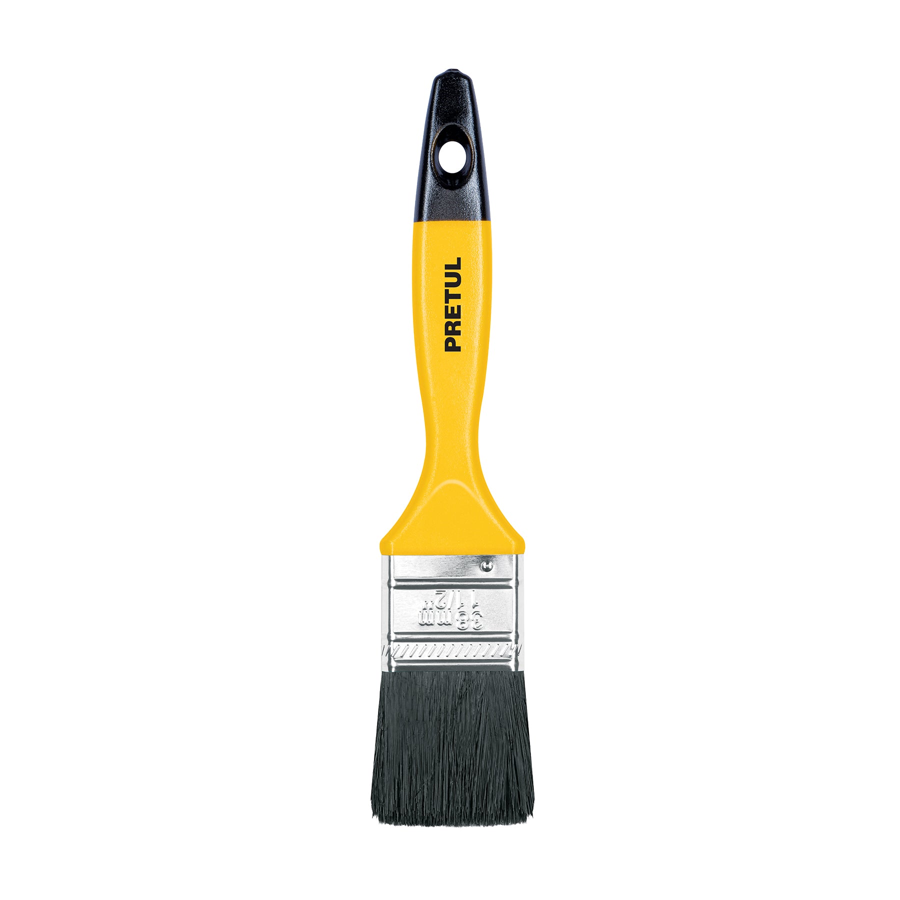 Brocha uso general de 1-1/2" con mango de plástico, Pretul