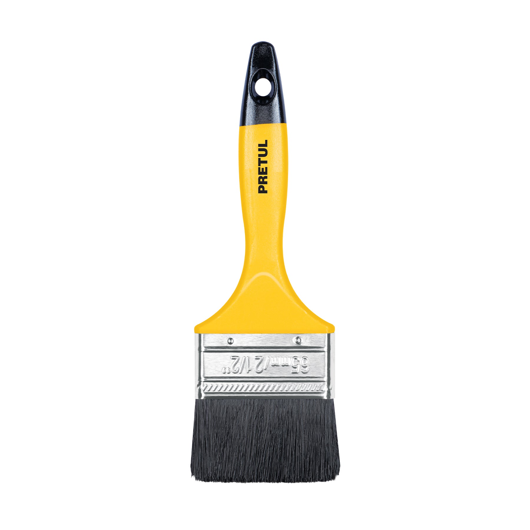 Brocha uso general de 2-1/2" con mango de plástico, Pretul