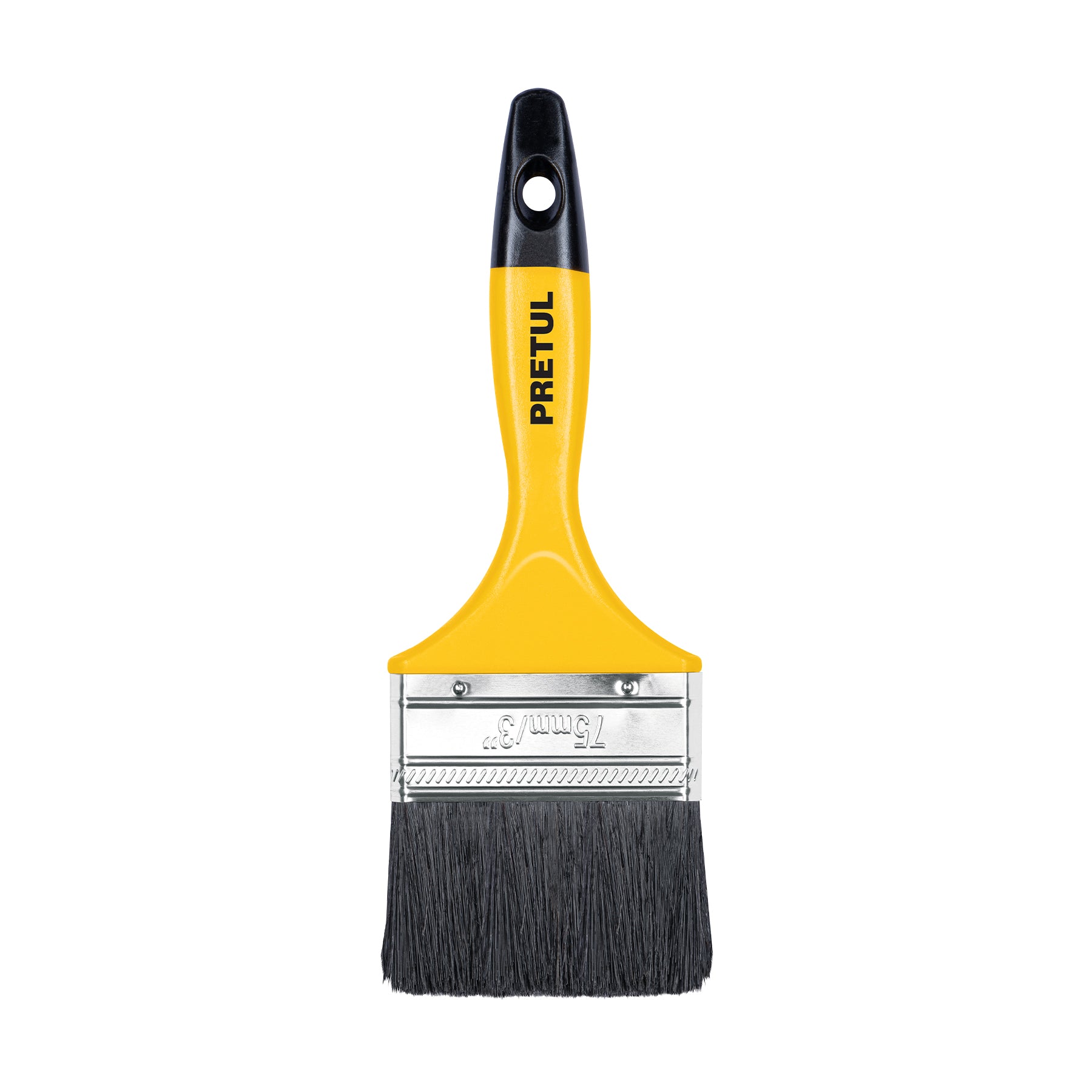 Brocha uso general de 3" con mango de plástico, Pretul