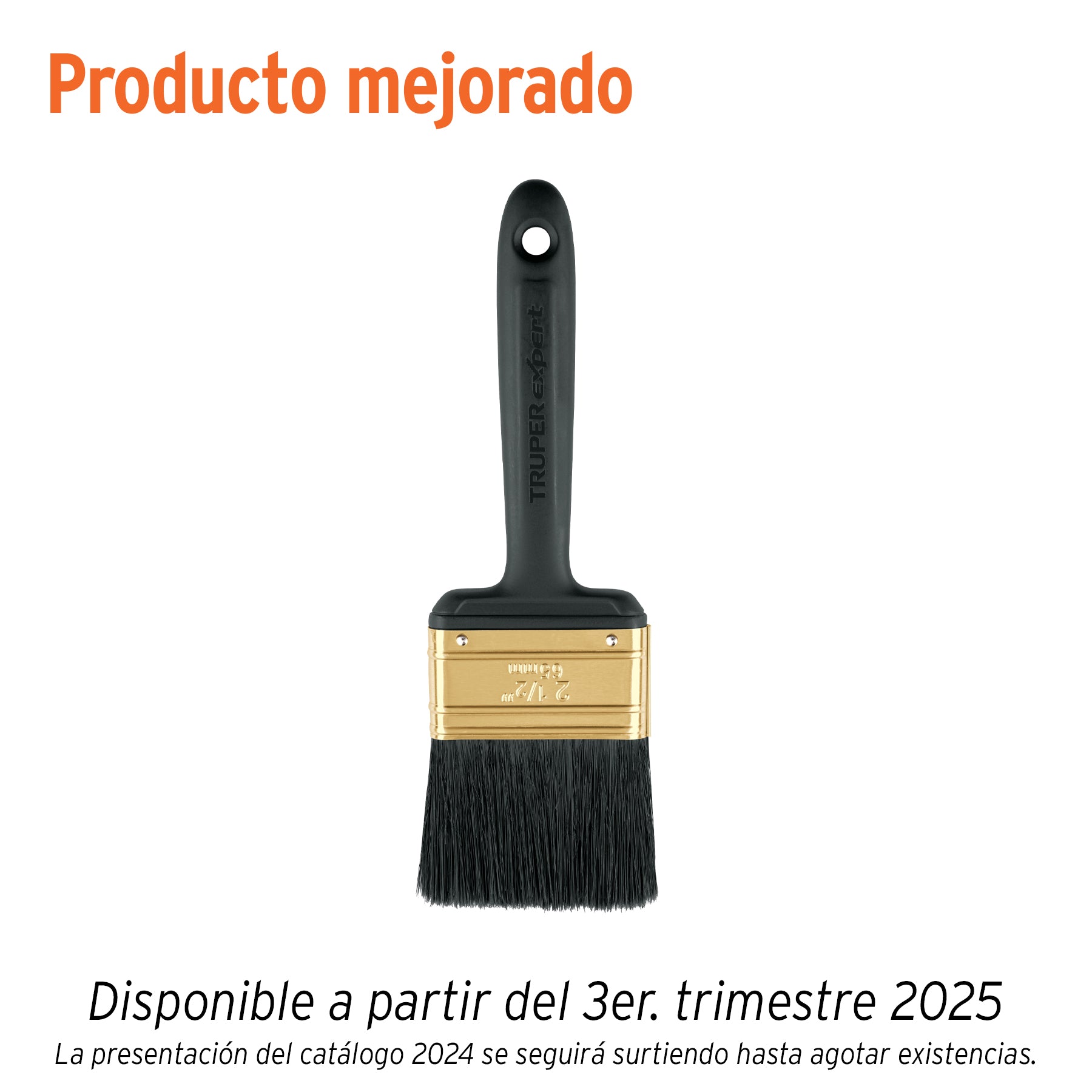 Brocha profesional de 2-1/2" mango de plástico, Expert